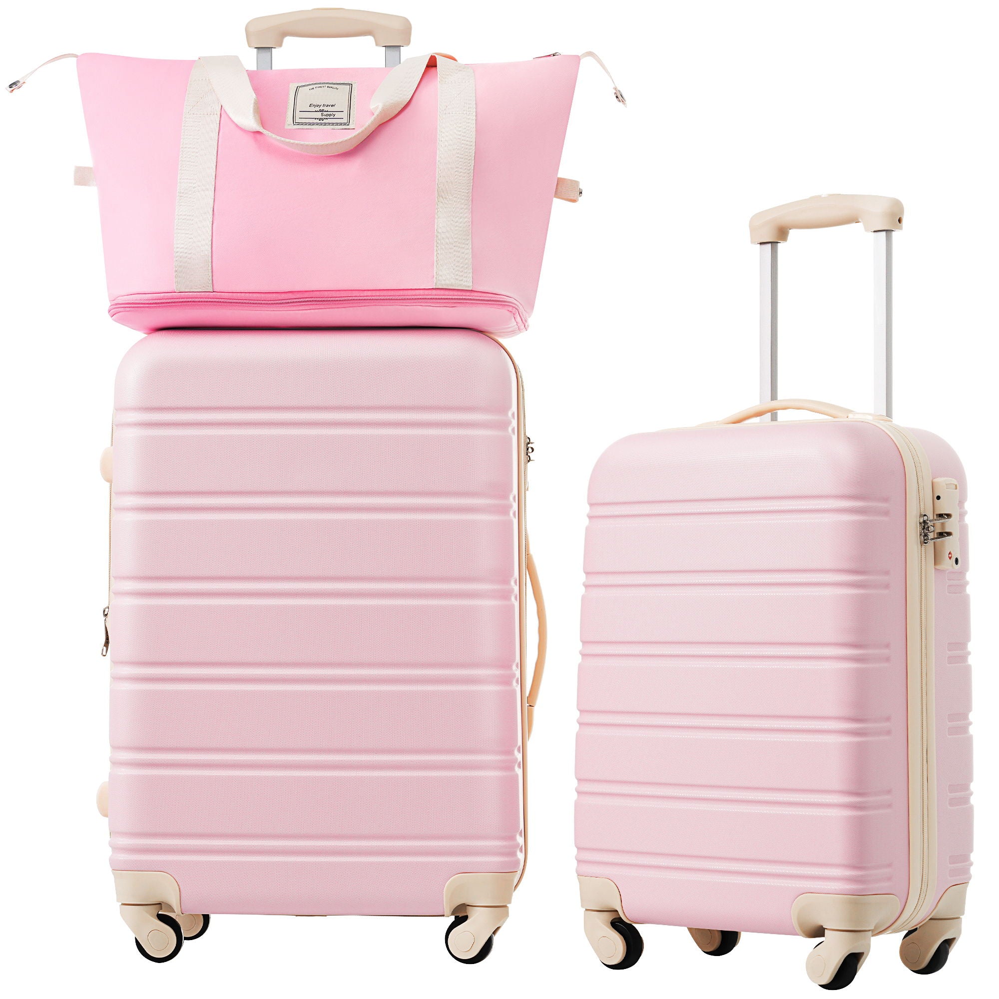 Hardshell Luggage Sets 2 Pieces + Bag Spinner Suitcase With Tsa Lock Lightweight 20" / 24" - Image 2