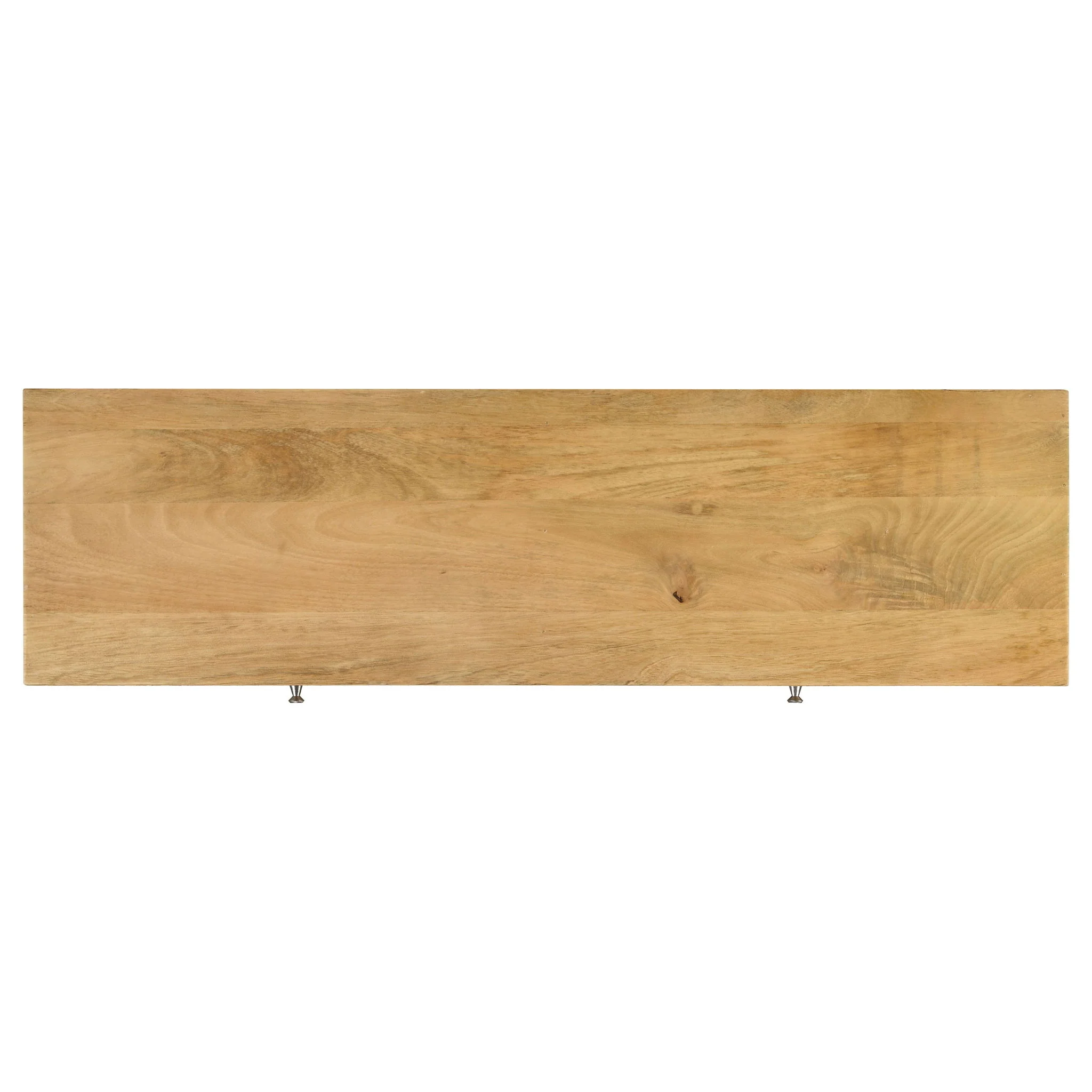 Harmony - 2 Drawer Table With Sled Base In Tones Accents - Natural - Image 9