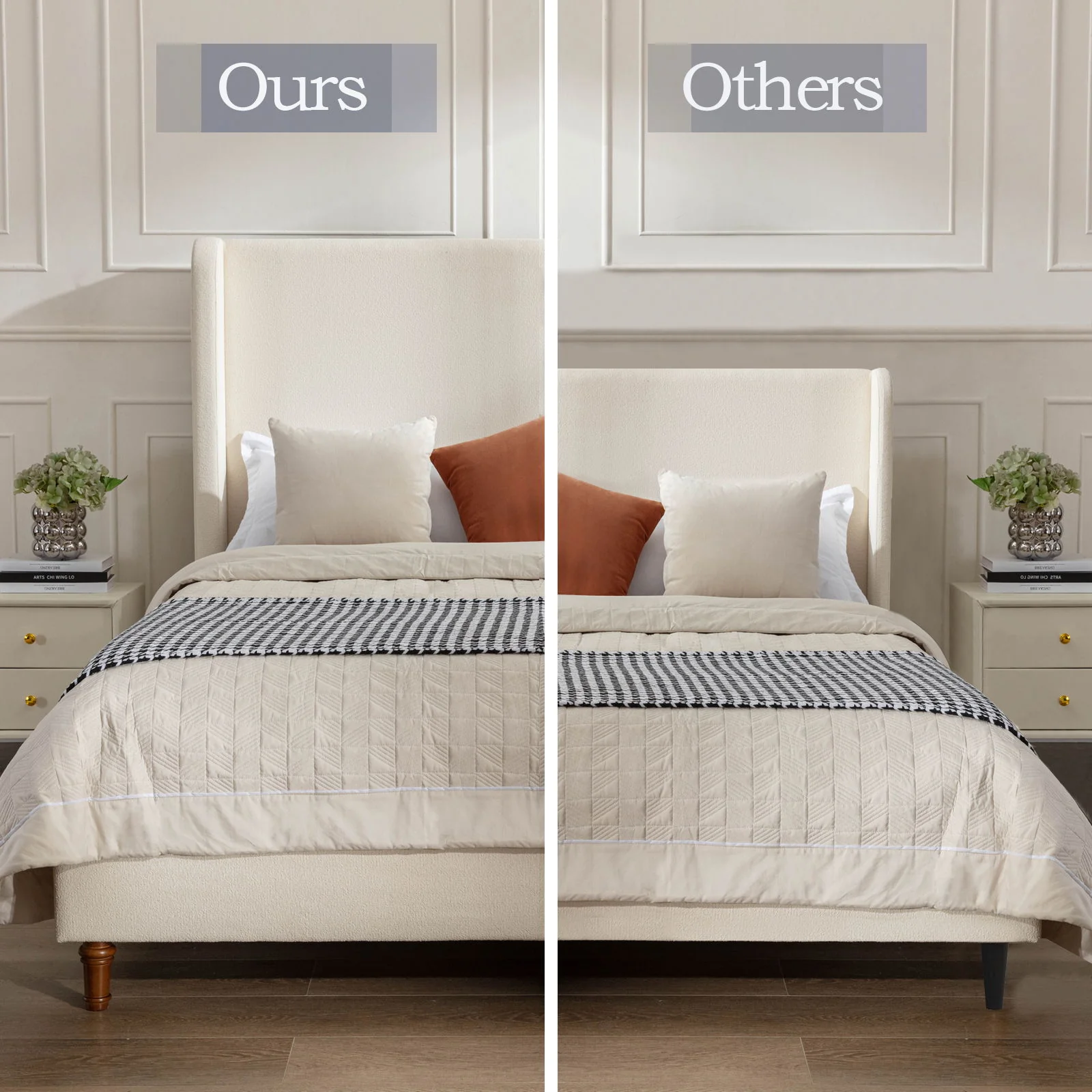 Harper - Tall Headboard Upholstered Bed - Image 9