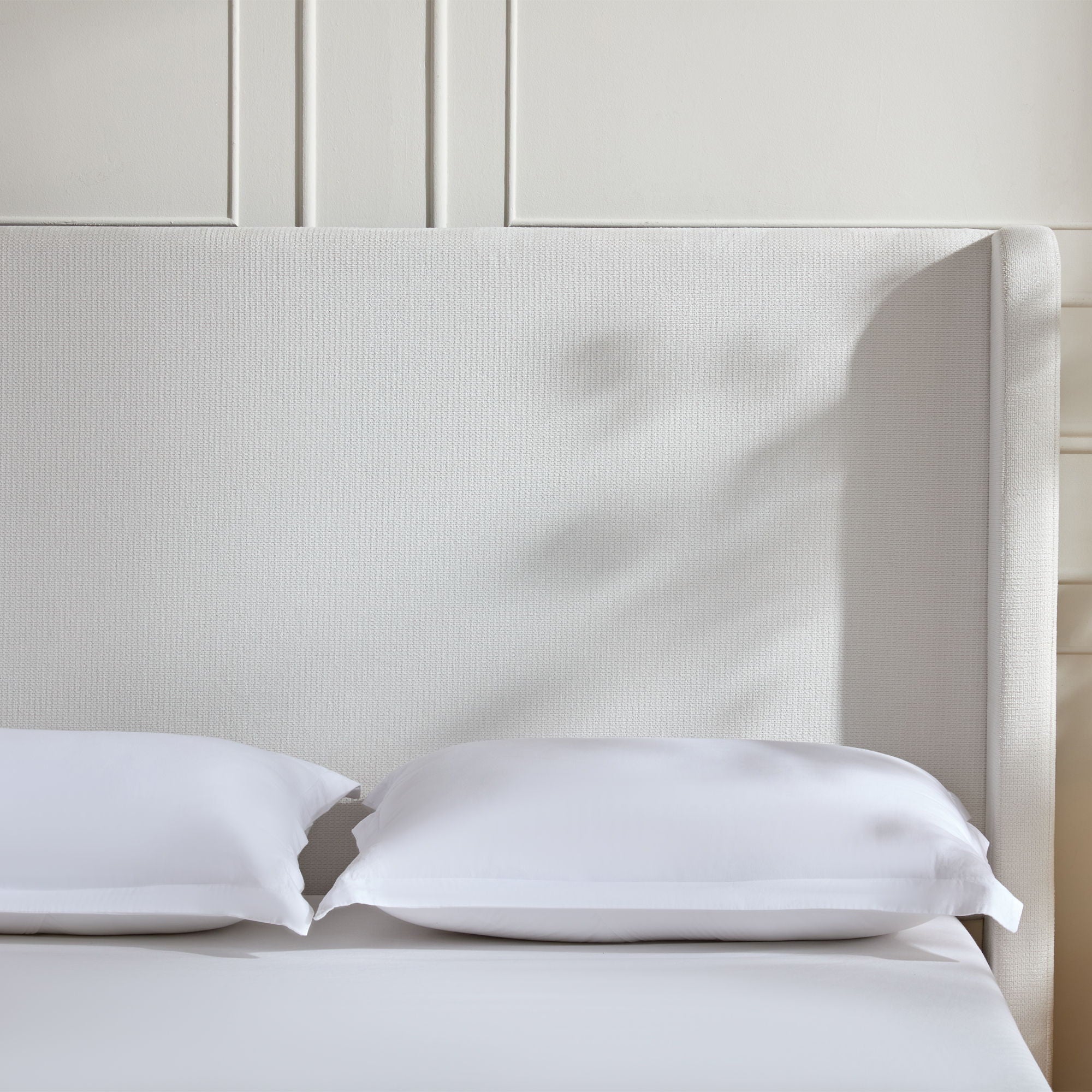 Harper - Tall Headboard Upholstered Bed / High Headboard / Elegant Simplicity / No Box Spring Needed - Image 9