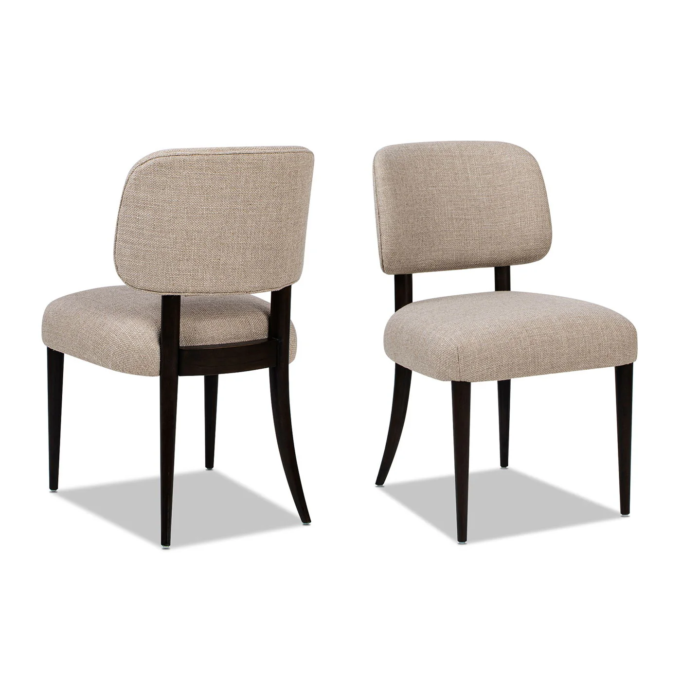 Harriet - Split Back Upholstered Dining Side Chair (Set of 2) - Merino Gray - Image 6