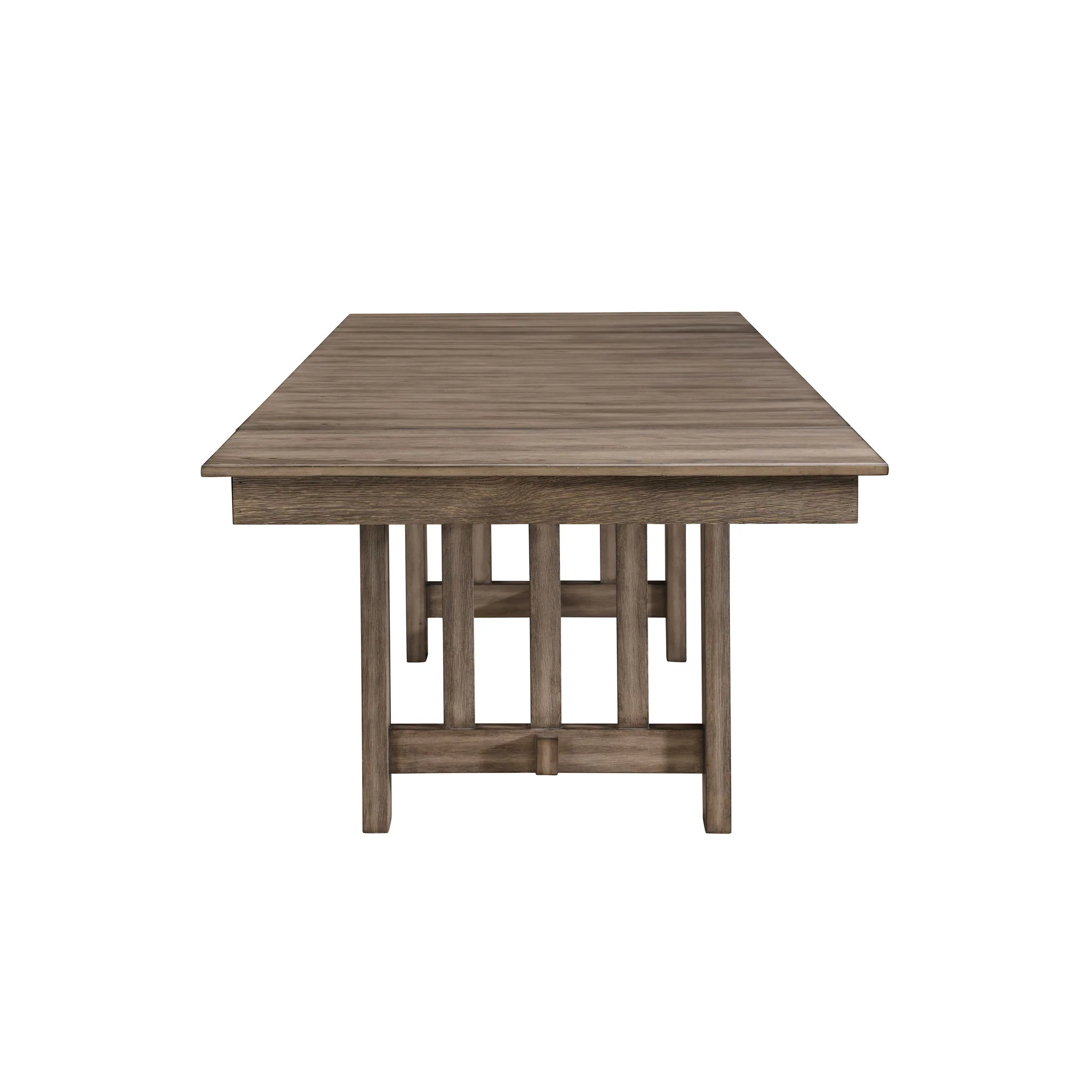 Harrisburg - Dining Table Top & Base - Brown - Image 2