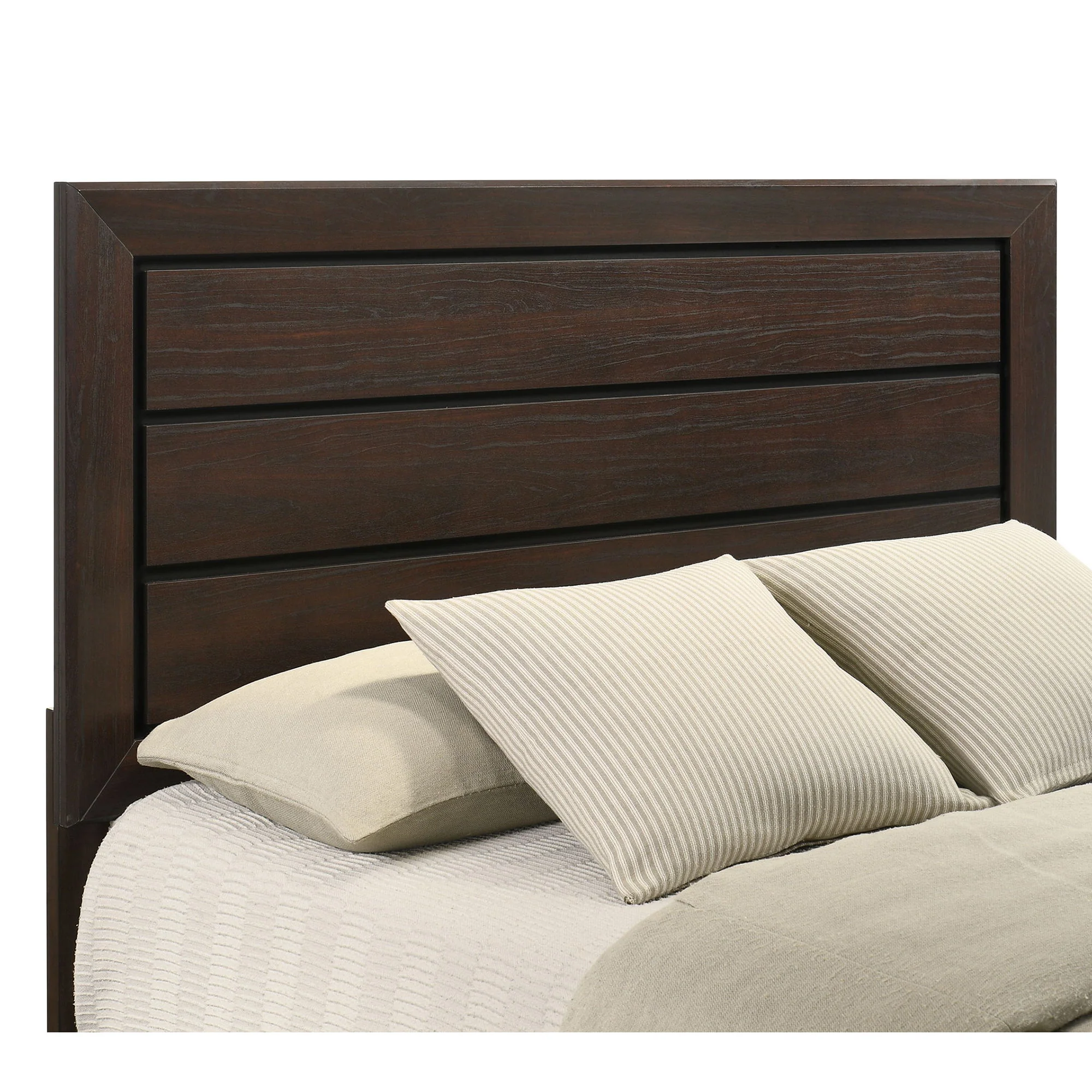 Harrison - Queen Panel Bed - Dark Brown - Image 5