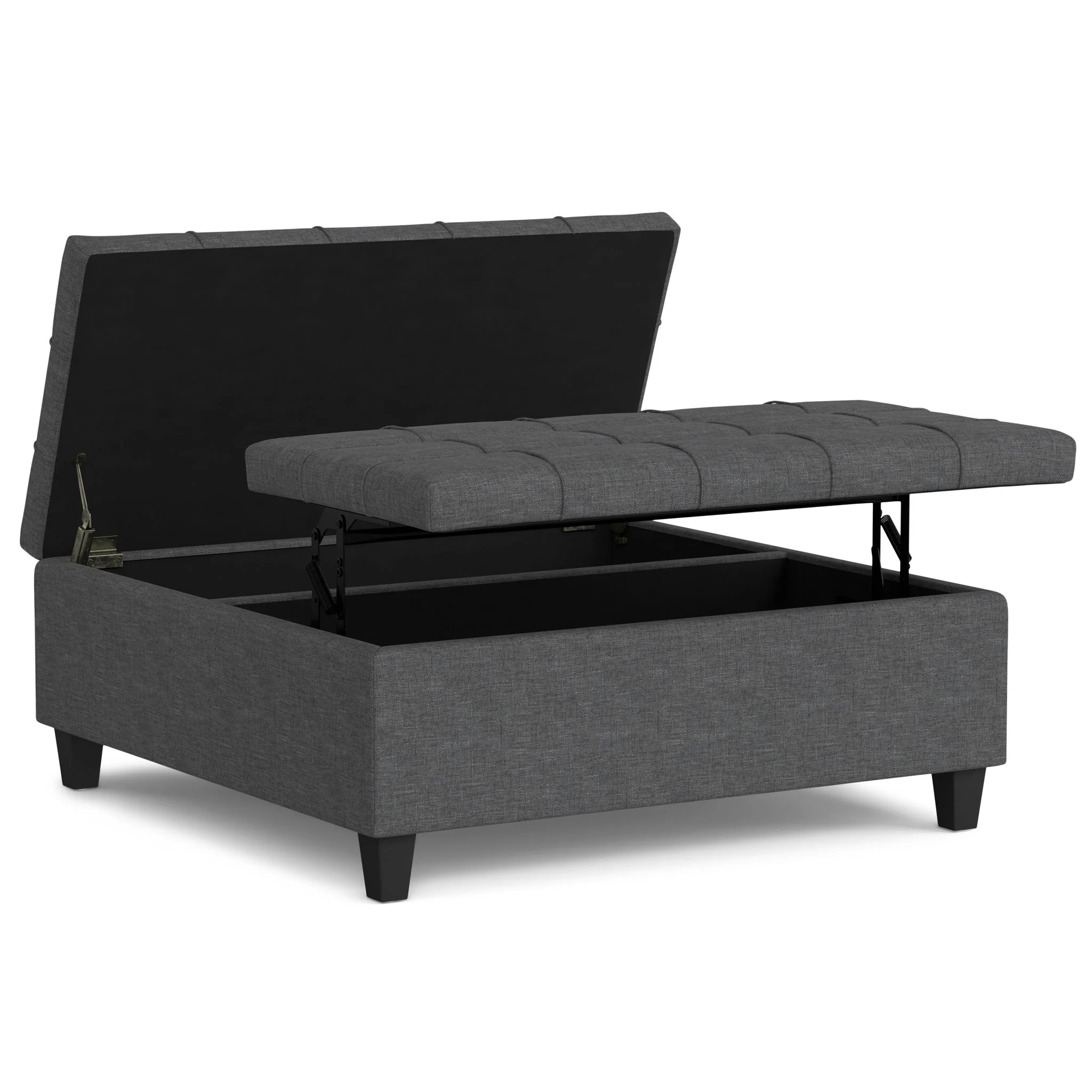 Harrison - Upholstered Coffee Table Storage Ottoman - Image 152