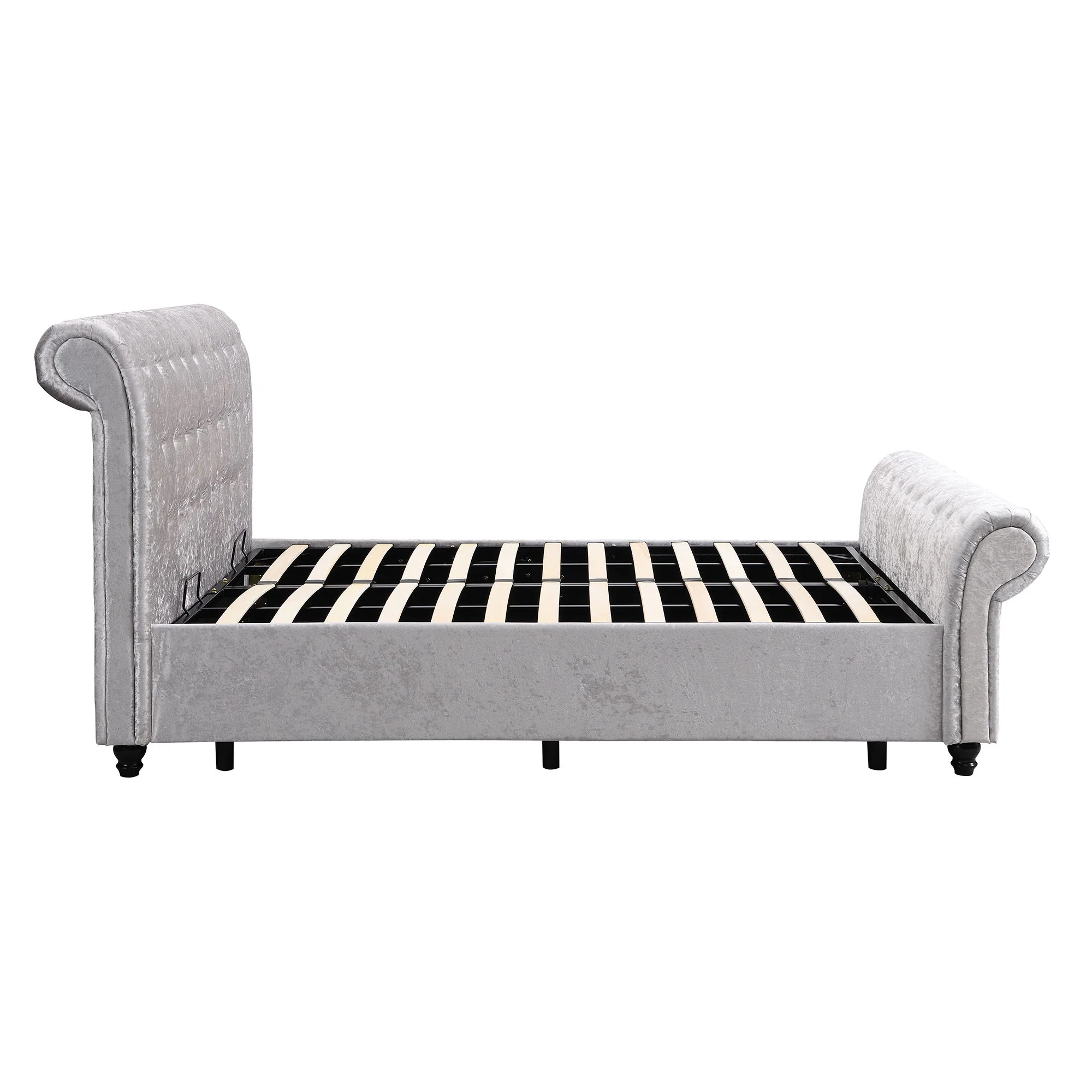 Hartfried - Queen Size Upholstered Storage Bed - Beige - Image 7