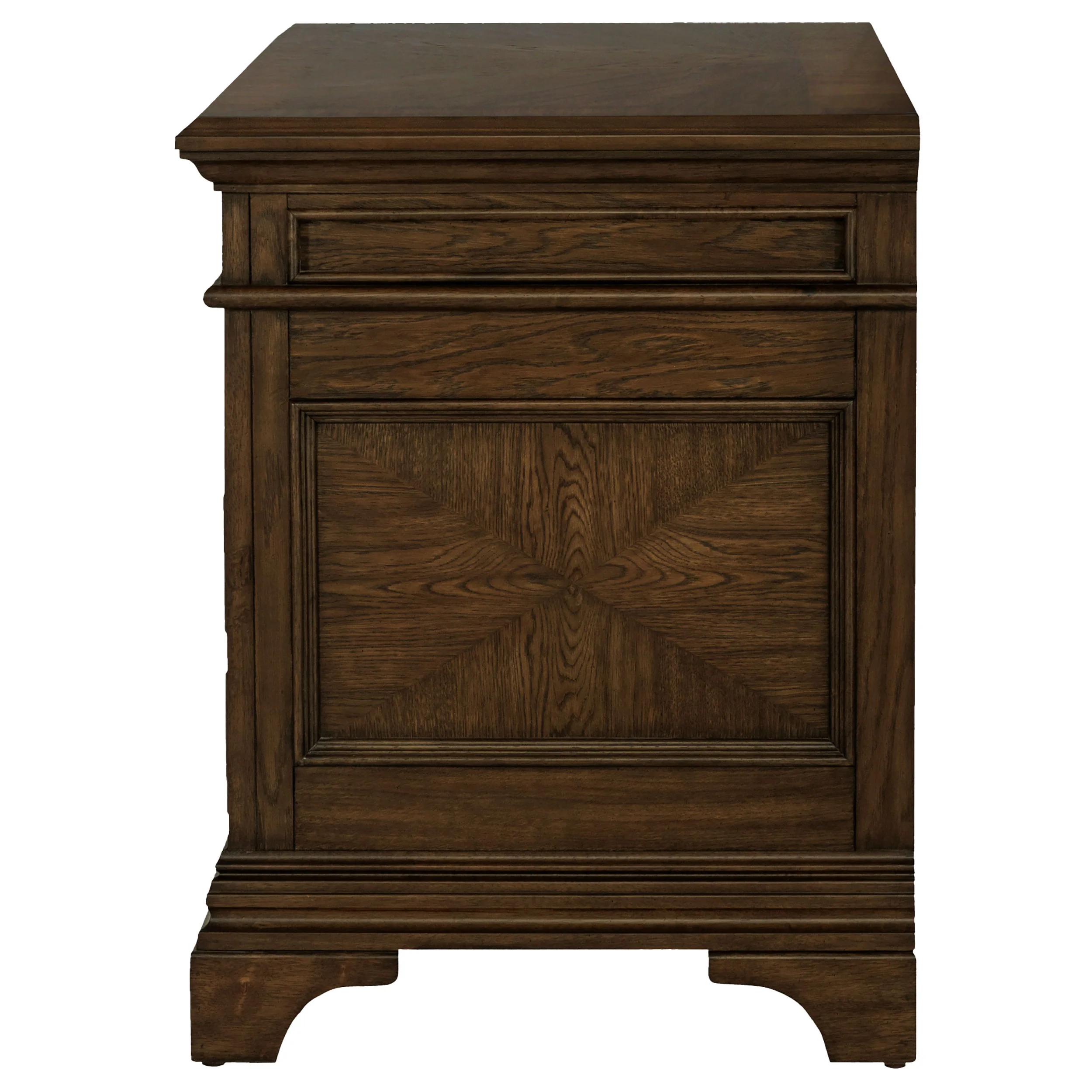 Hartshill 5-Drawer Home Office File Cabinet in Burnished Oak - Image 2