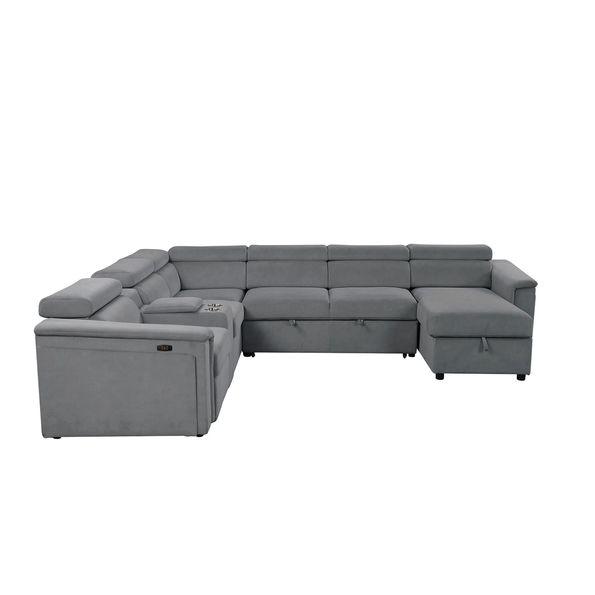 Harvey - Power Recliner Sleeper Sectional - Image 9