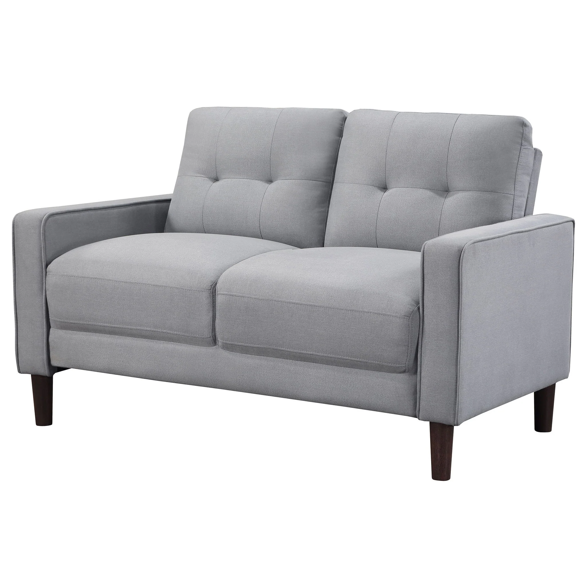 Harvey - Tufted Loveseat With Track Arm Design - Image 14