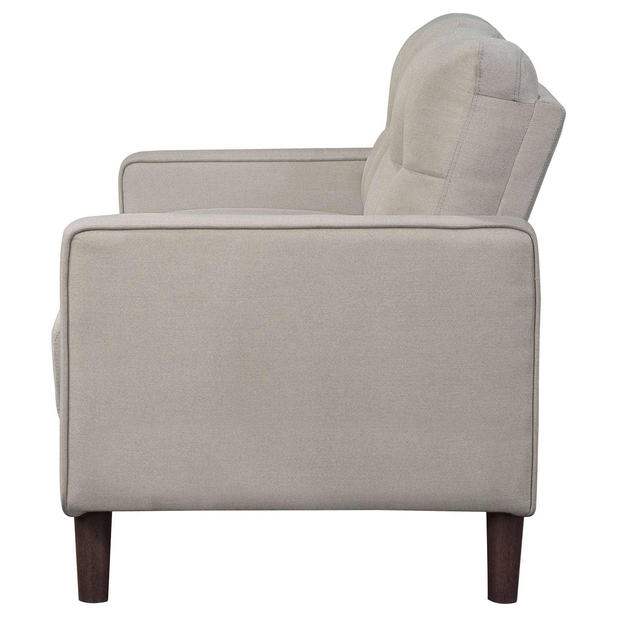 Harvey - Tufted Loveseat With Track Arm Design - Image 4