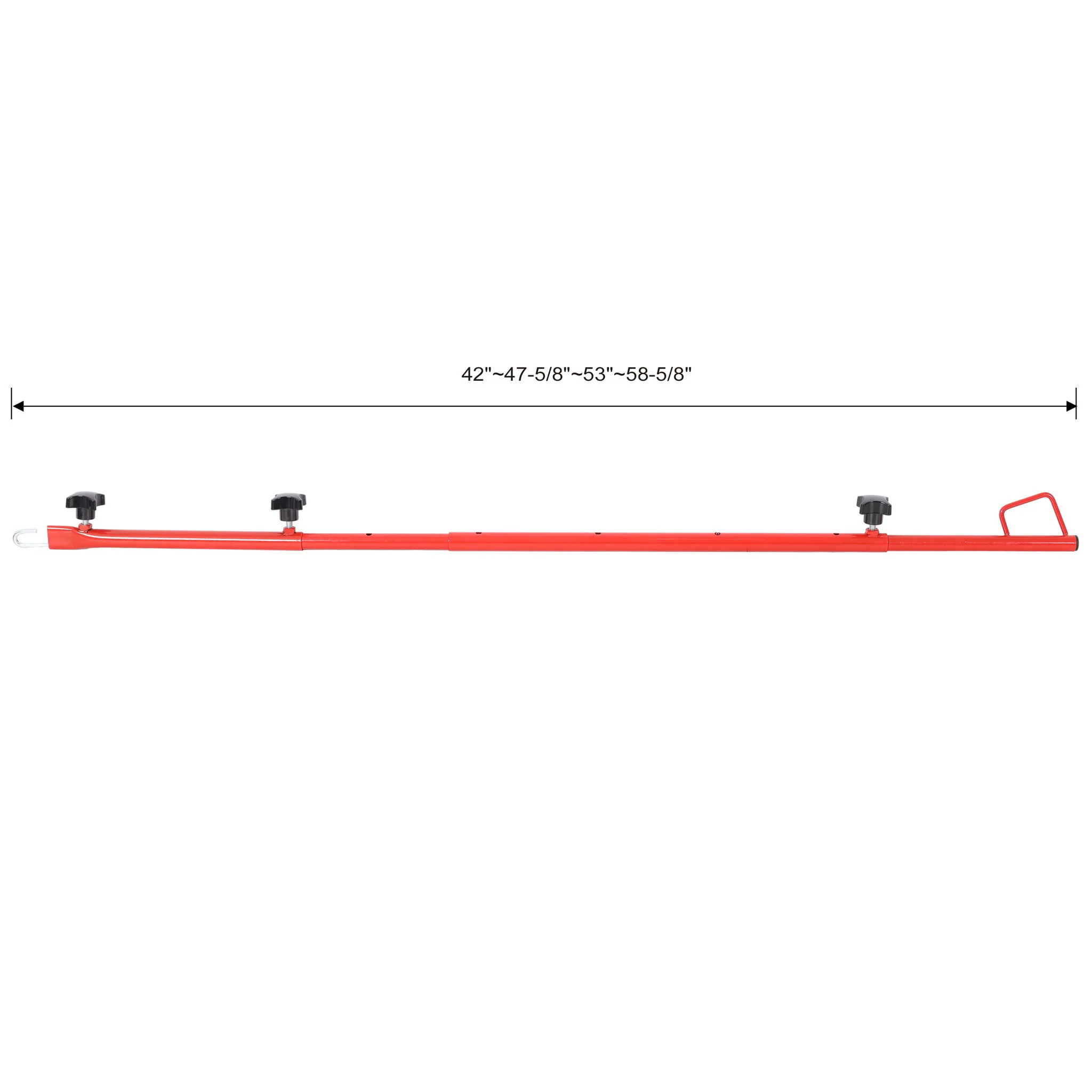 Hatch Jammer Holder Support Rod Replacement, Retractable Car Door Jammer Kit - Red - Image 9