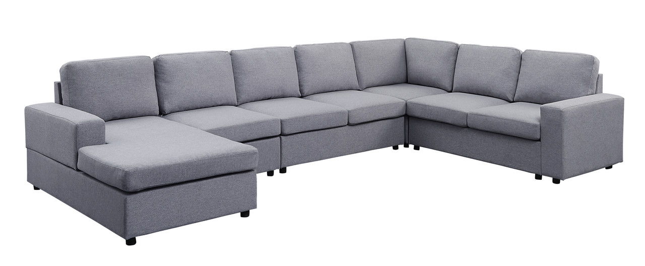 Hayden - 7 Seat Reversible Modular Sectional Sofa Chaise - Image 5