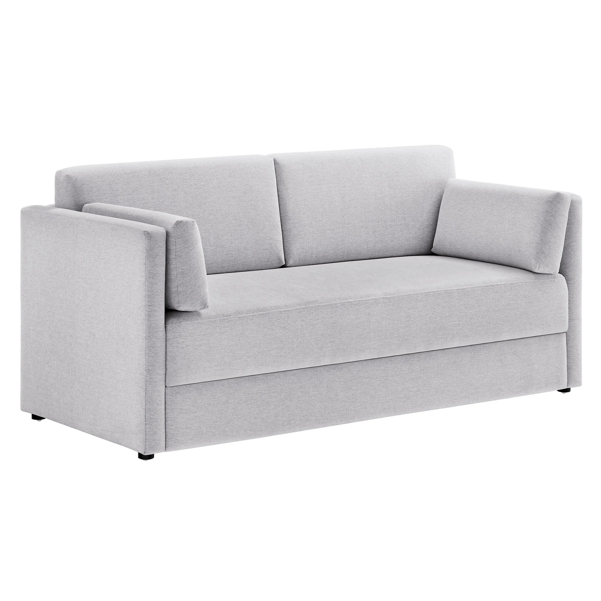 Heathered Chenille 73" Sofa with Removable Cushion Covers - Image 13