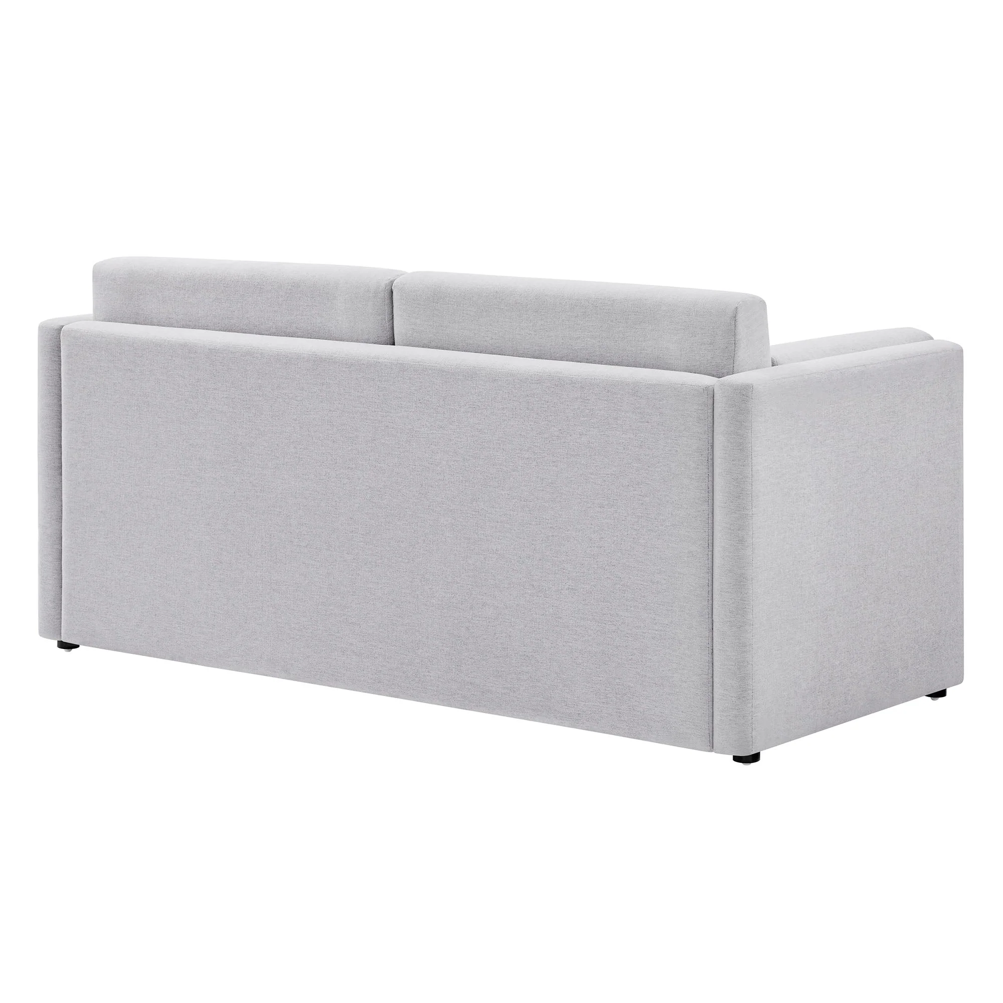 Heathered Chenille 73" Sofa with Removable Cushion Covers - Image 17