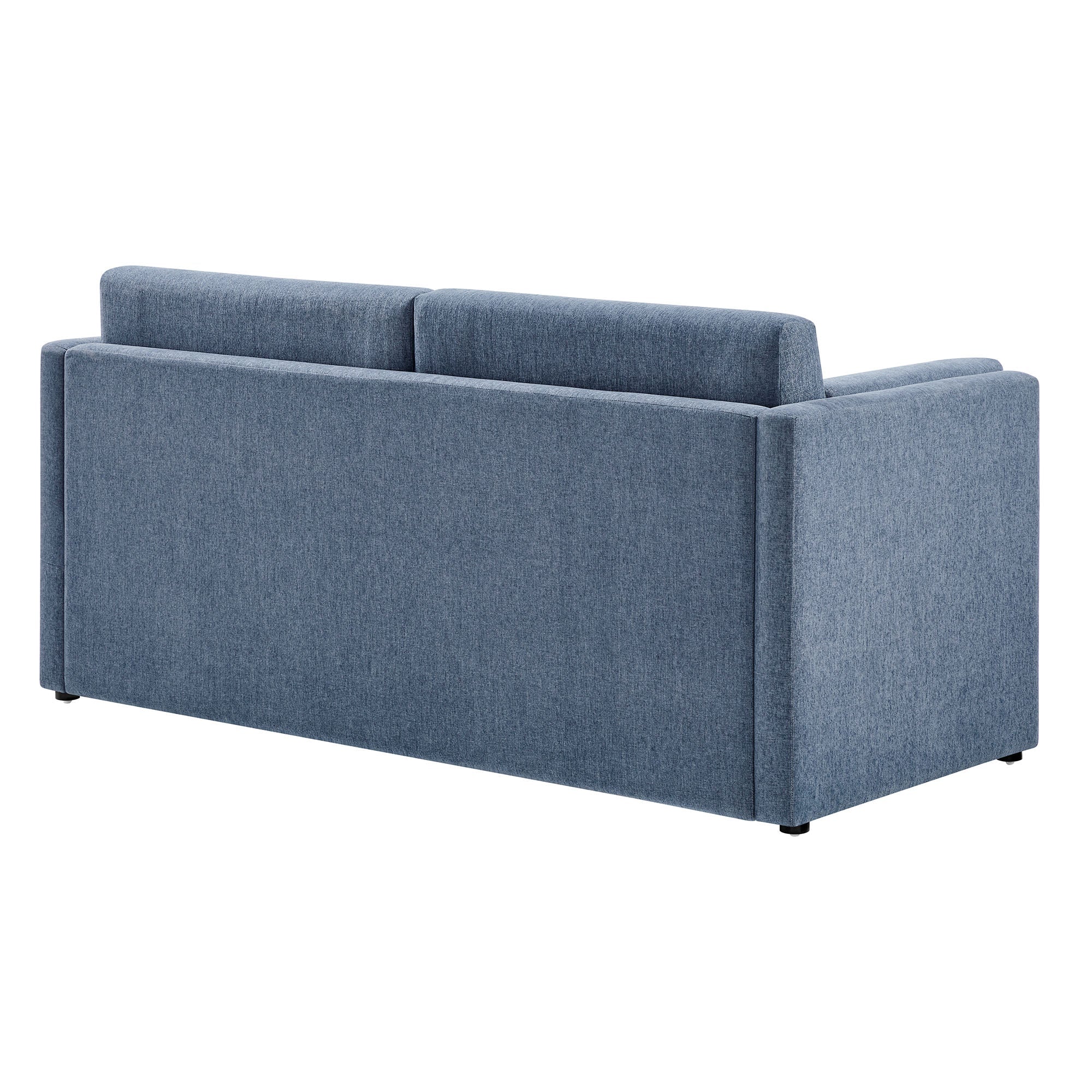 Heathered Chenille 73" Sofa with Removable Cushion Covers - Image 5