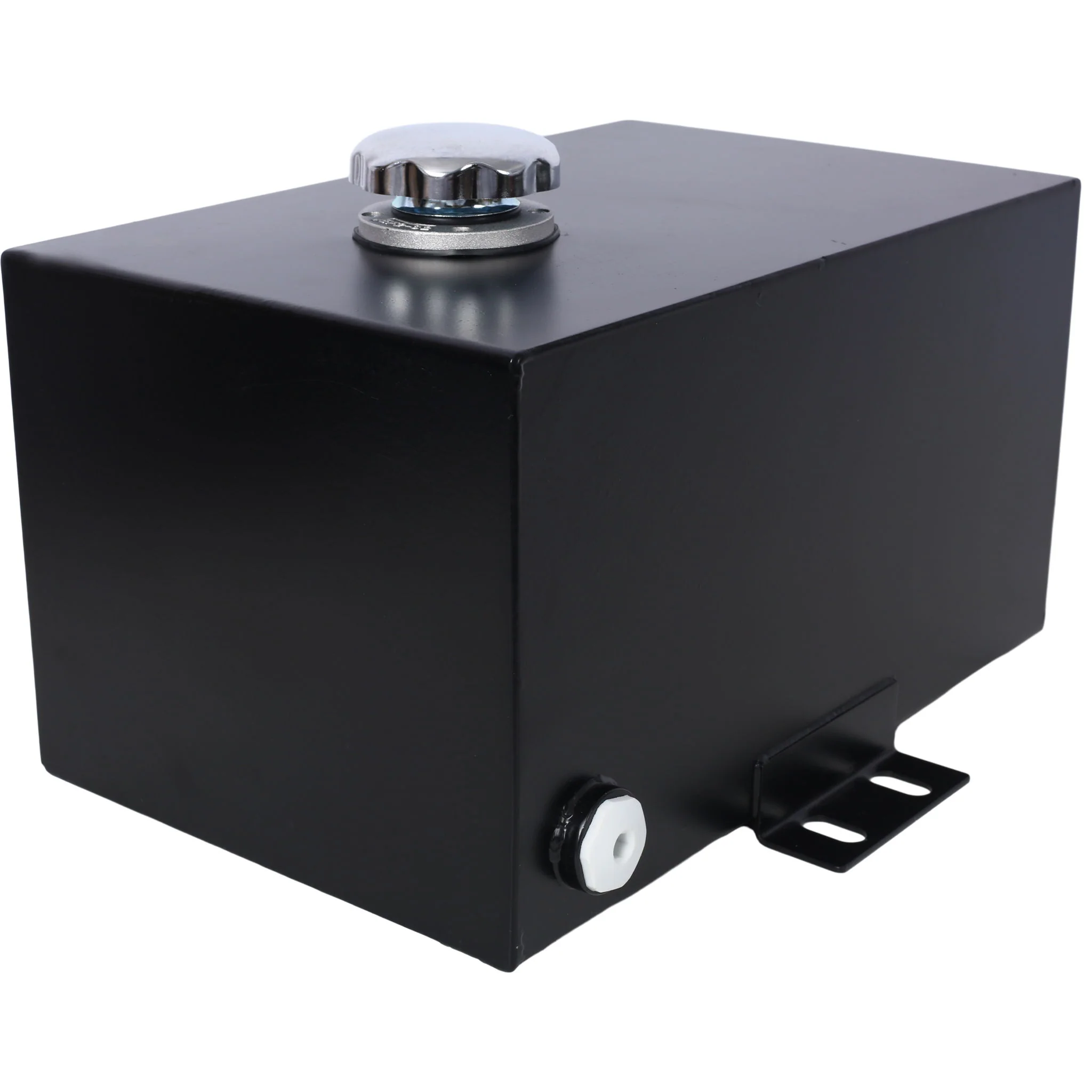 Heavy Duty 5 Gallon Steel Hydraulic Fluid Reservoir Tank With Mounting Foot, 14 Gauge - Black - Image 8