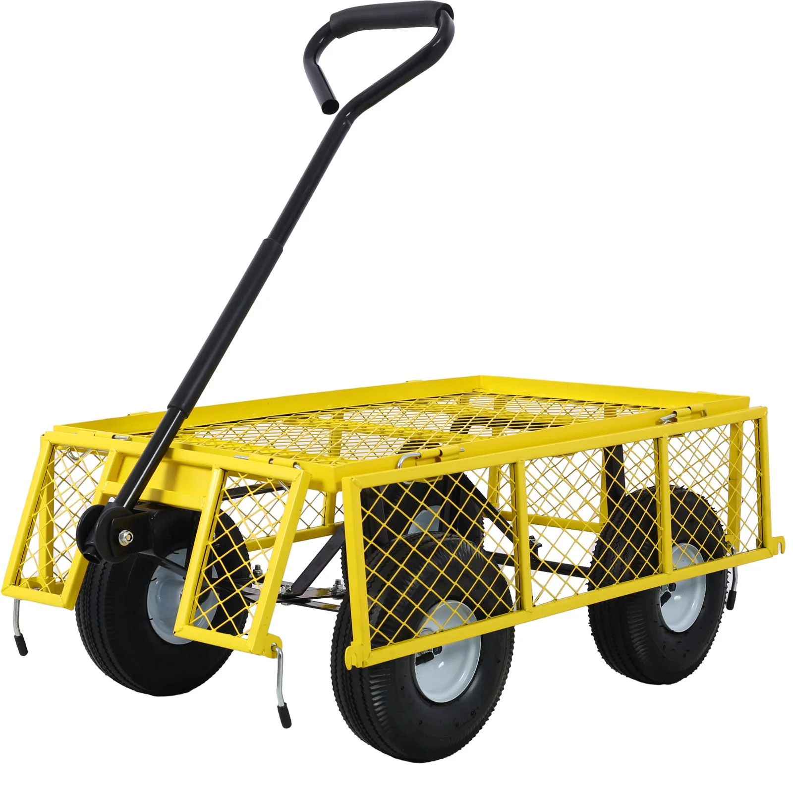 Heavy Duty Steel Garden Cart With Sides - Image 7