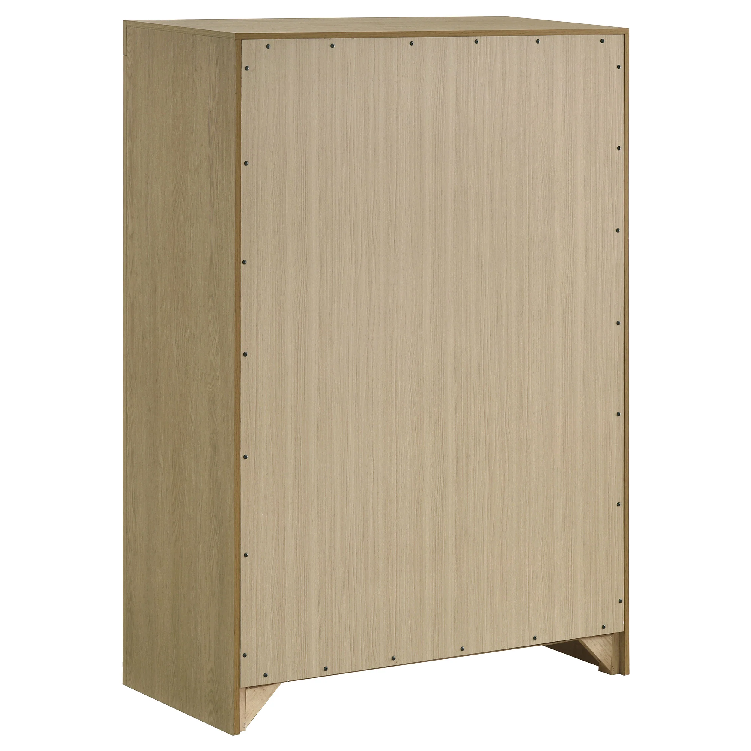 Hendricks 5-Drawer Chest of Drawers Light Oak - Image 5