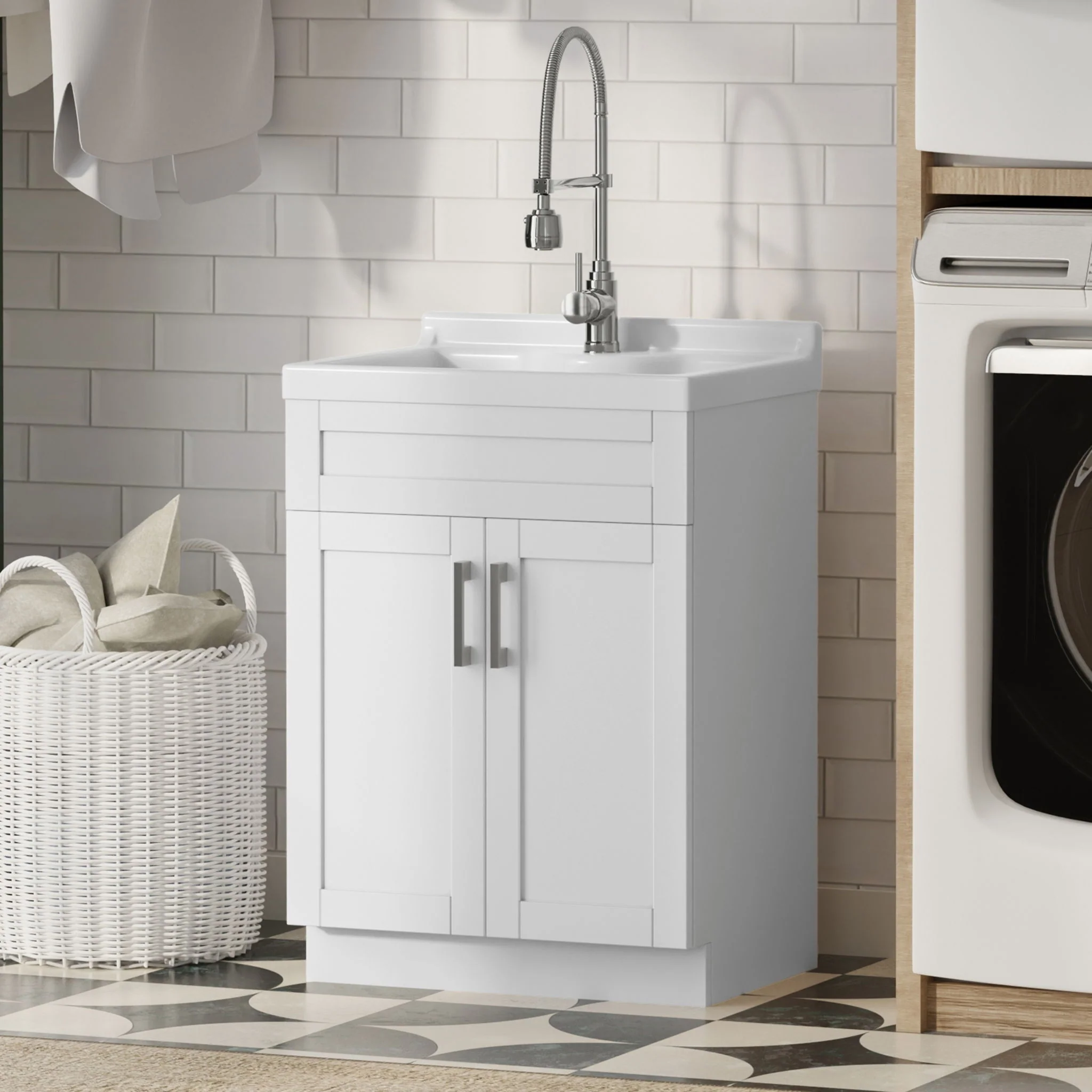 Hennessy - Deluxe Laundry Utility Sink And Cabinet - Image 16