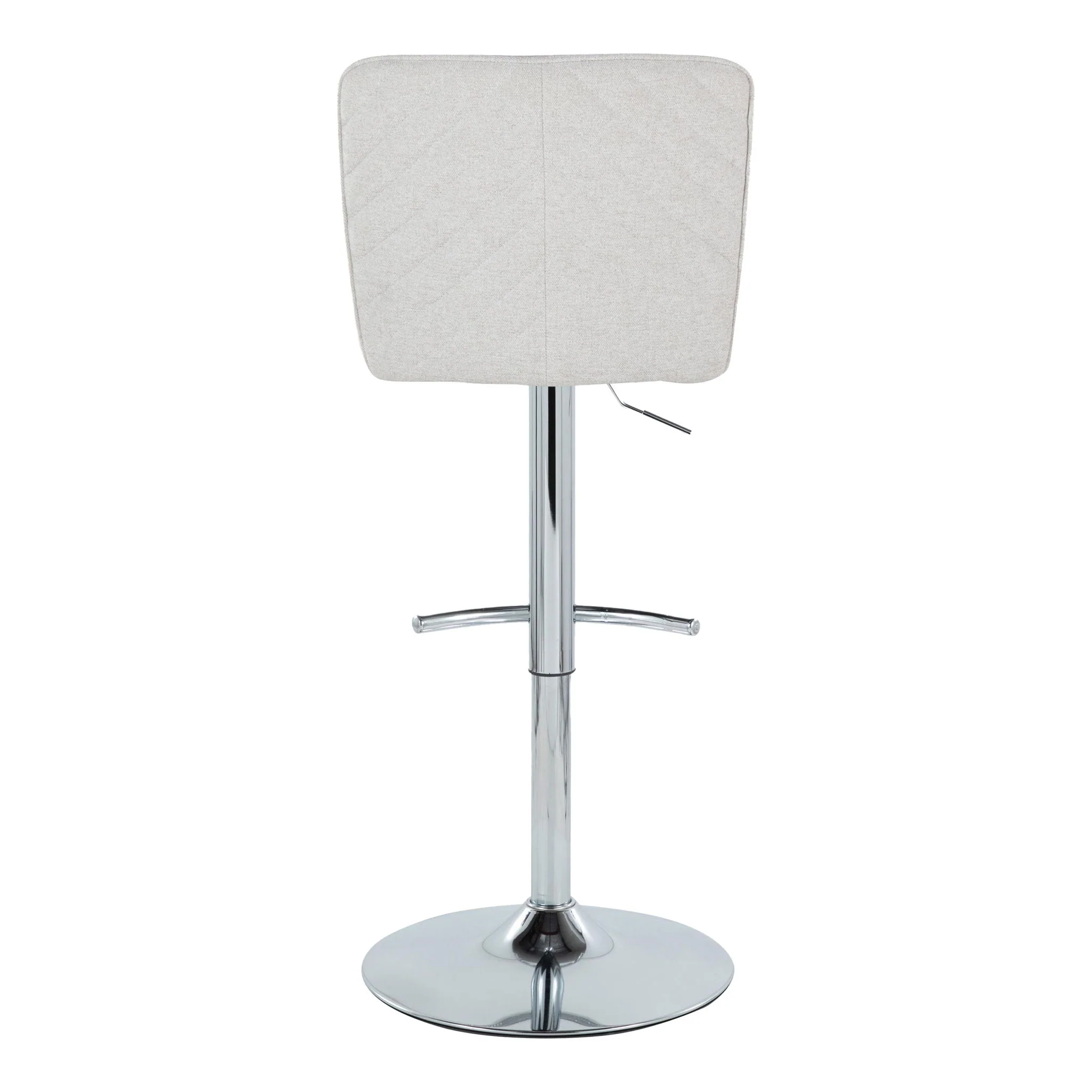 Henry - Contemporary Adjustable Barstool With Swivel & Rounded T Footrest (Set of 2) - Image 12