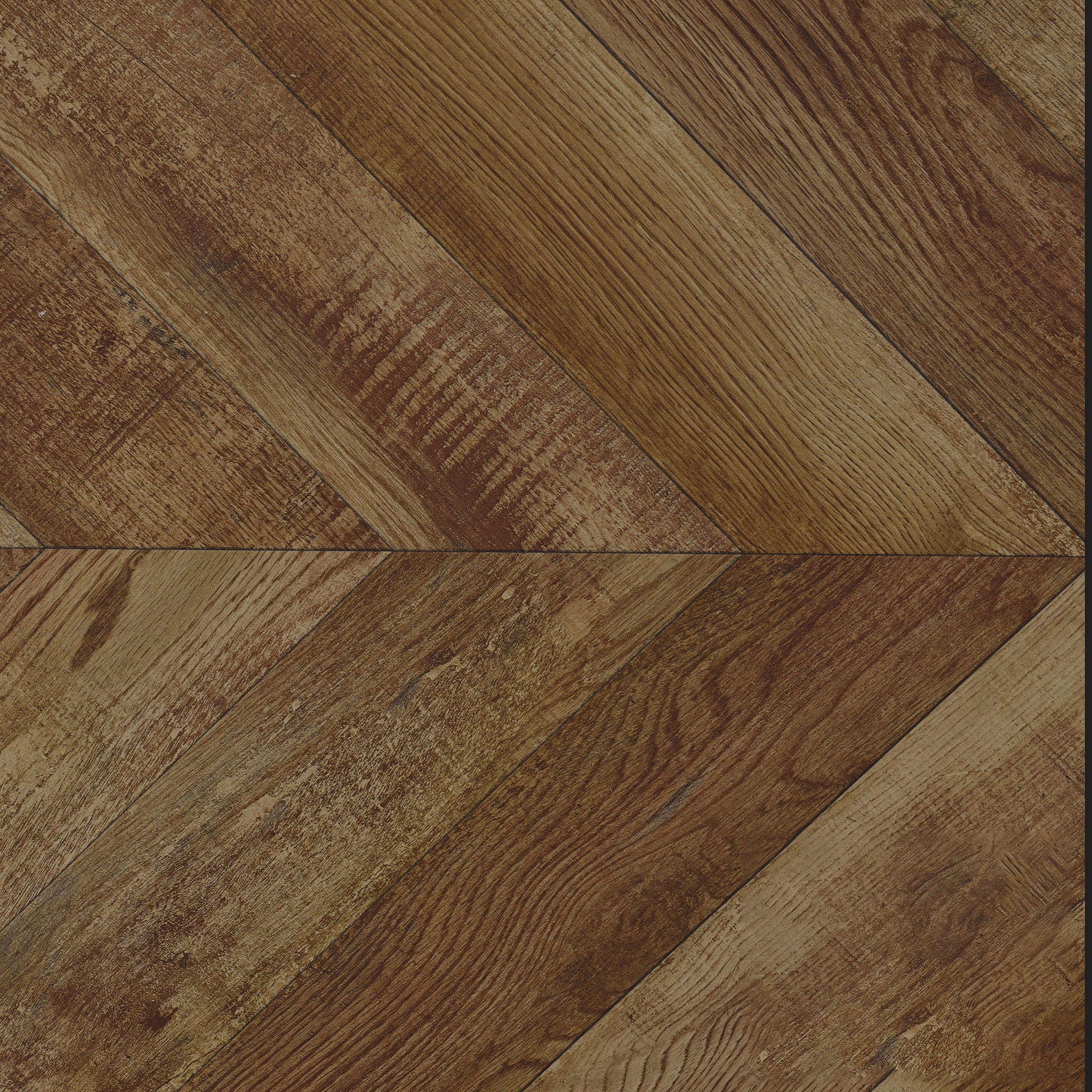 Herringbone - 3 Panel Screen - Brown - Image 2