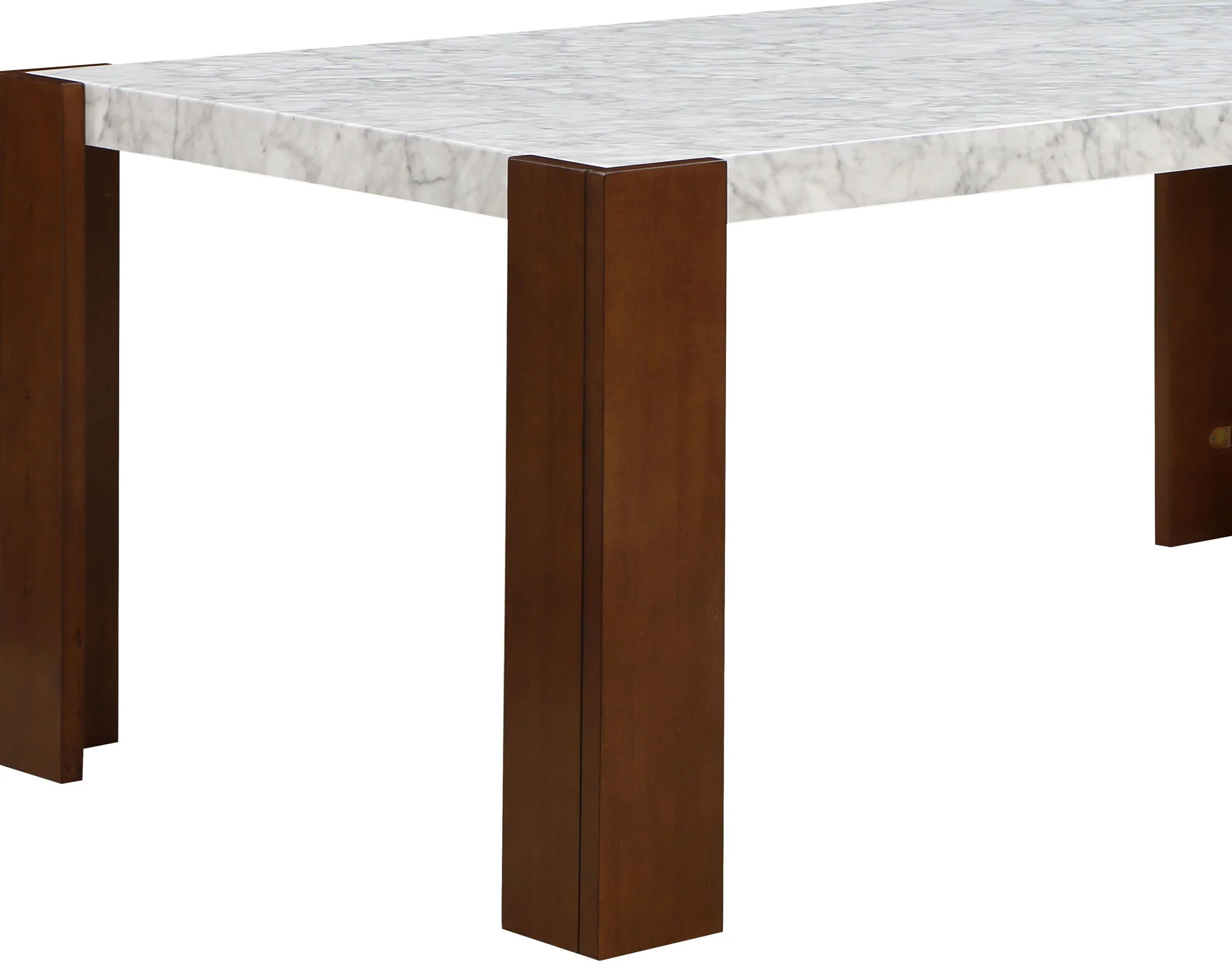 Hettie - Dining Table With Engineered Stone Top - Brown - Image 6