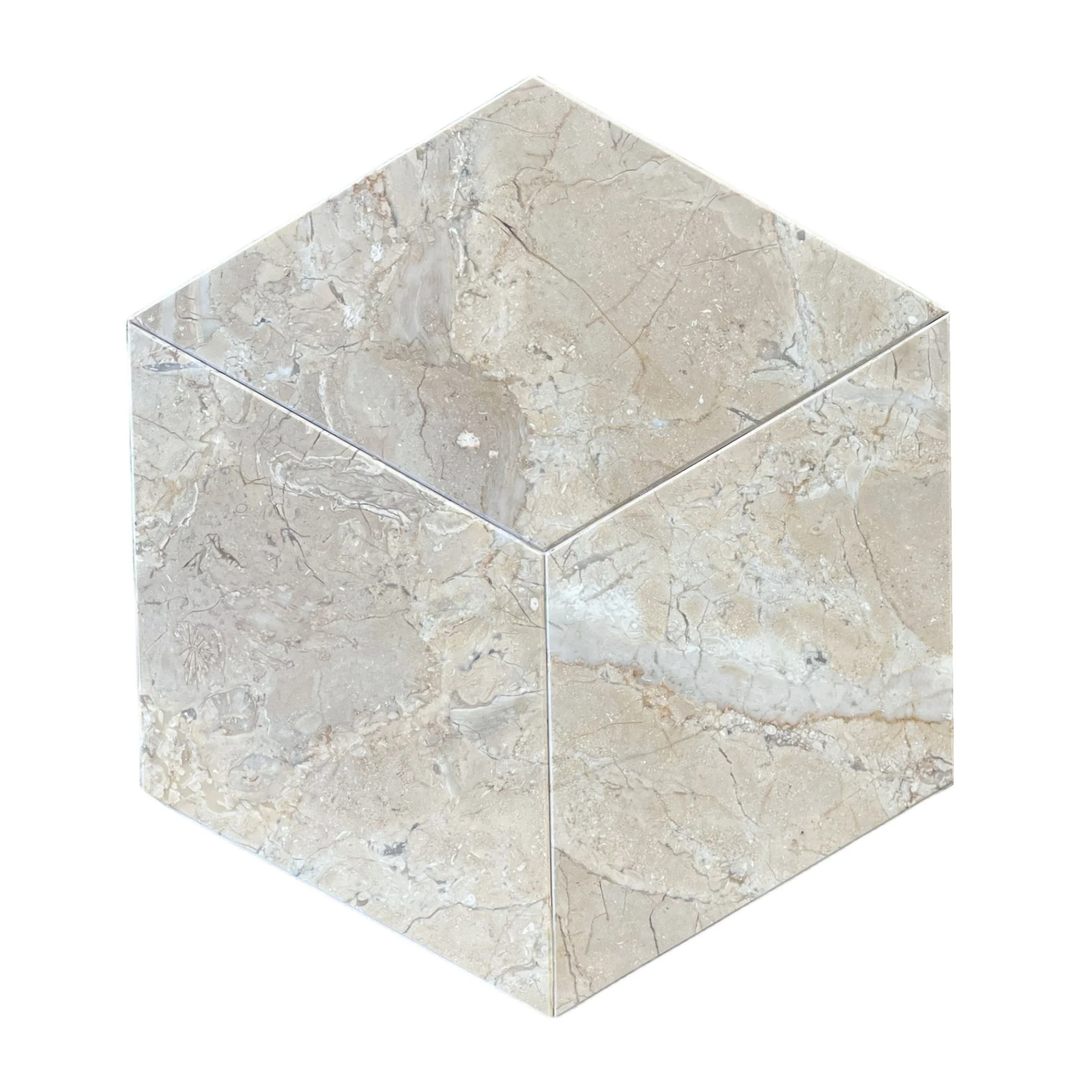 Hexagon Natural Marble Polished Tile For Wall And Floor (Set of 12) - Image 4