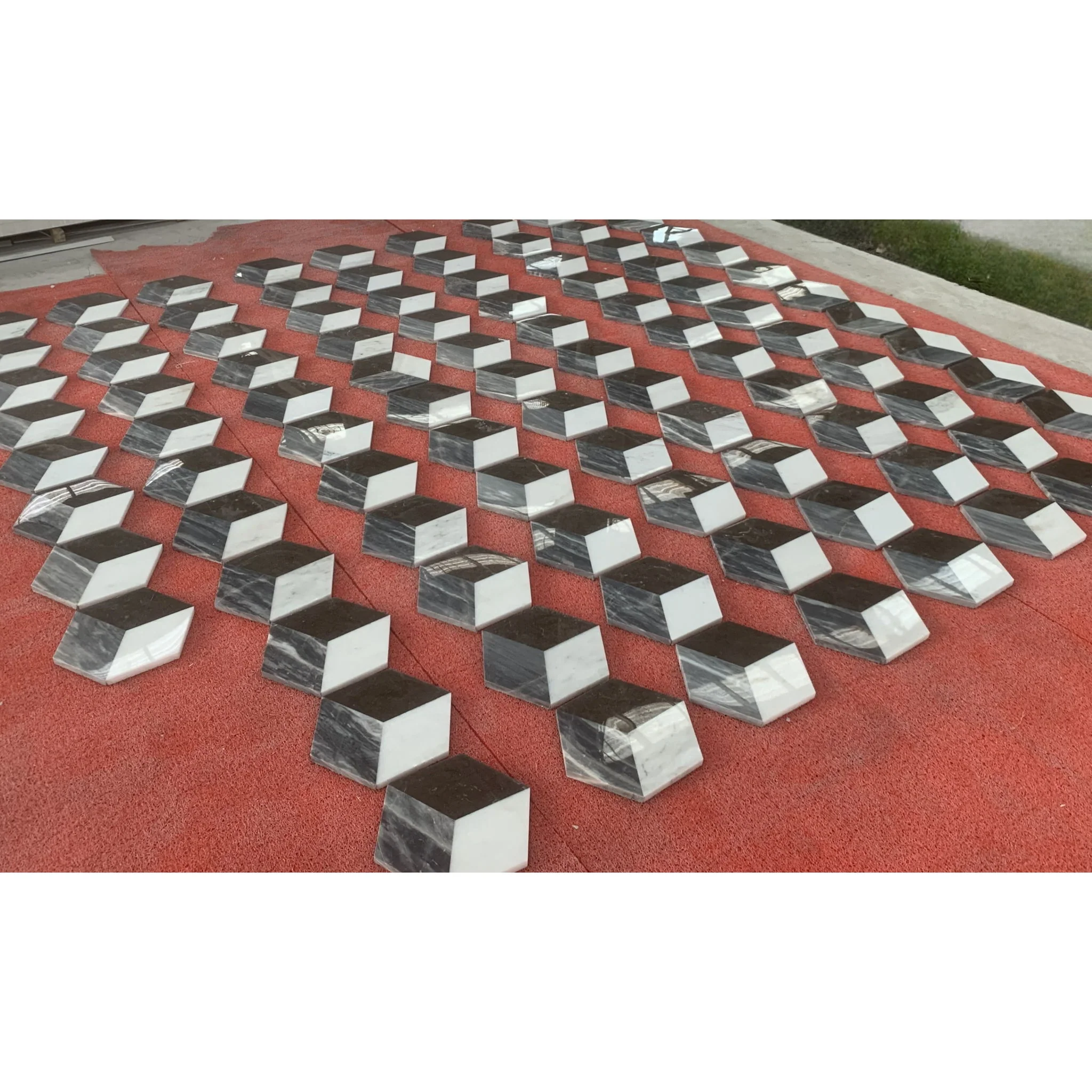 Hexagon Water Tiles For Floor And Wall (Set of 12) - Image 5