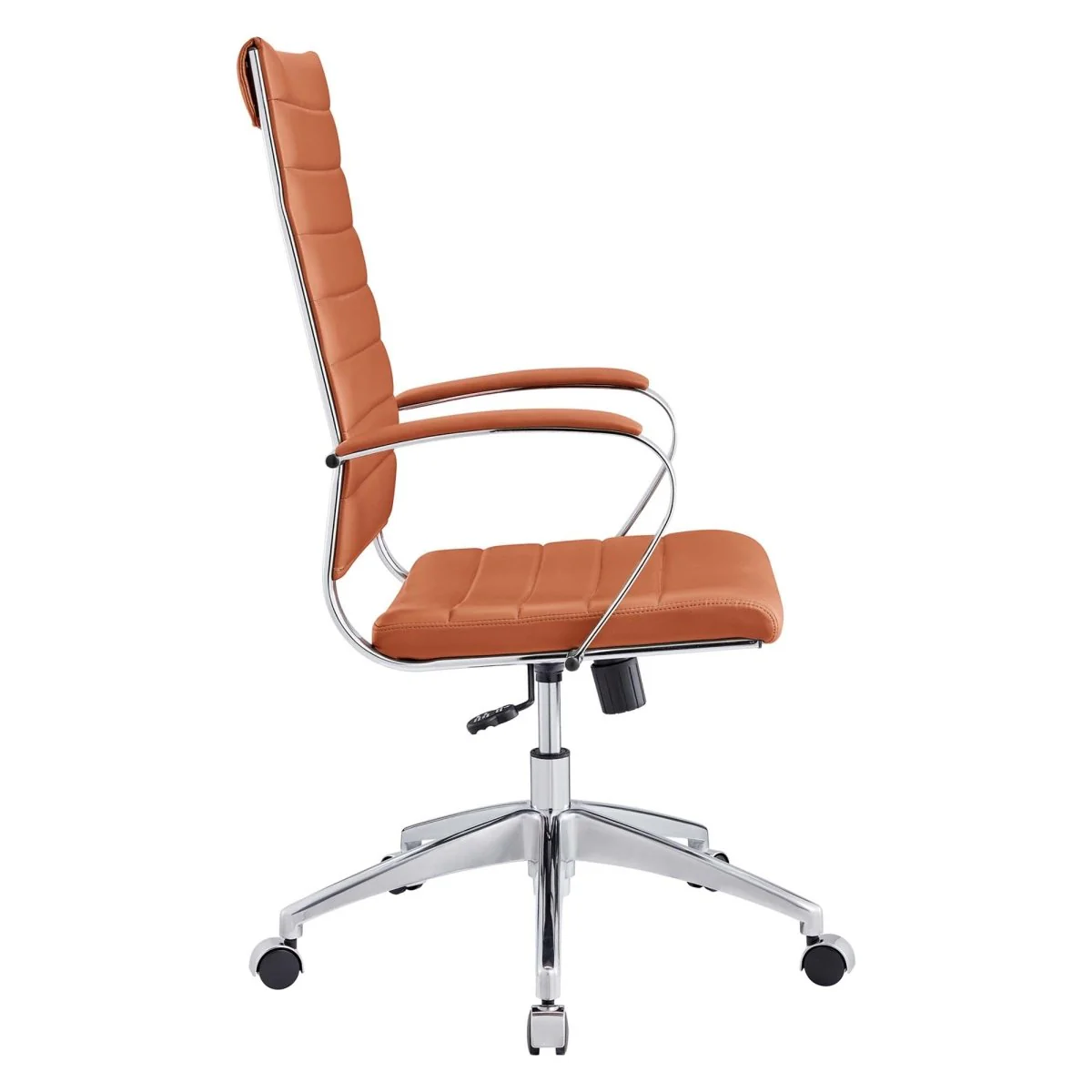 Highback Office Chair – Chrome Frame, Adjustable Swivel Executive Desk Seating - Image 16