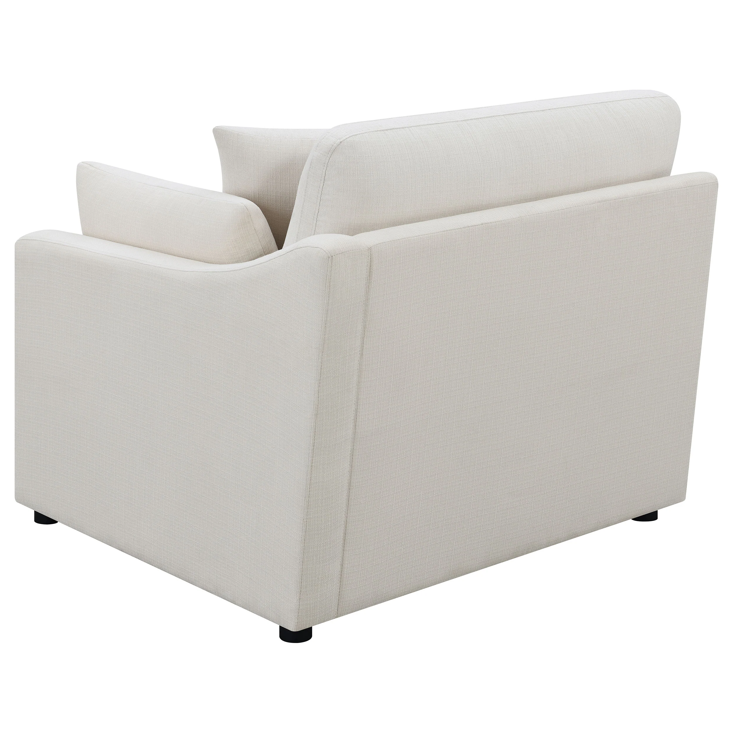 Hobson Upholstered LAF Chair in Ivory - Image 5