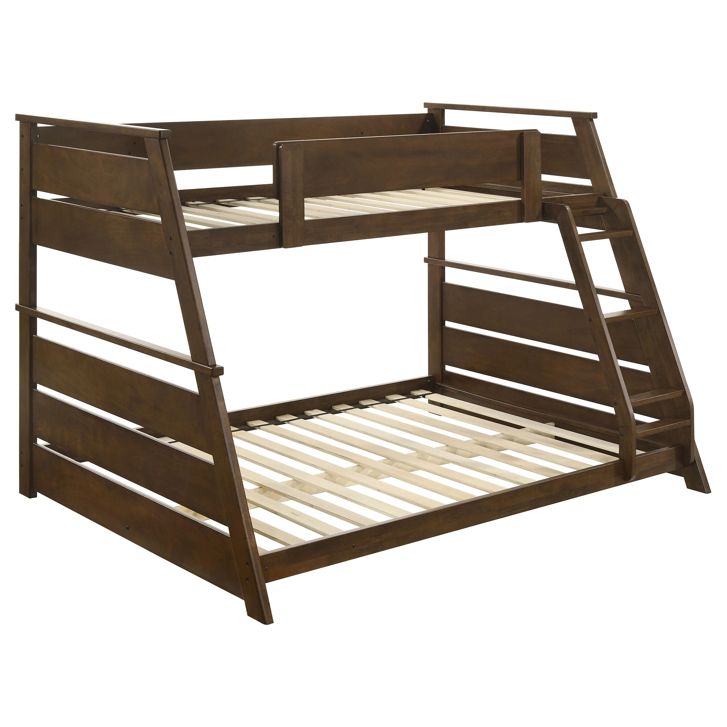 Holden Wood Veneer Twin Over Full Bunk Bed Walnut - Image 5
