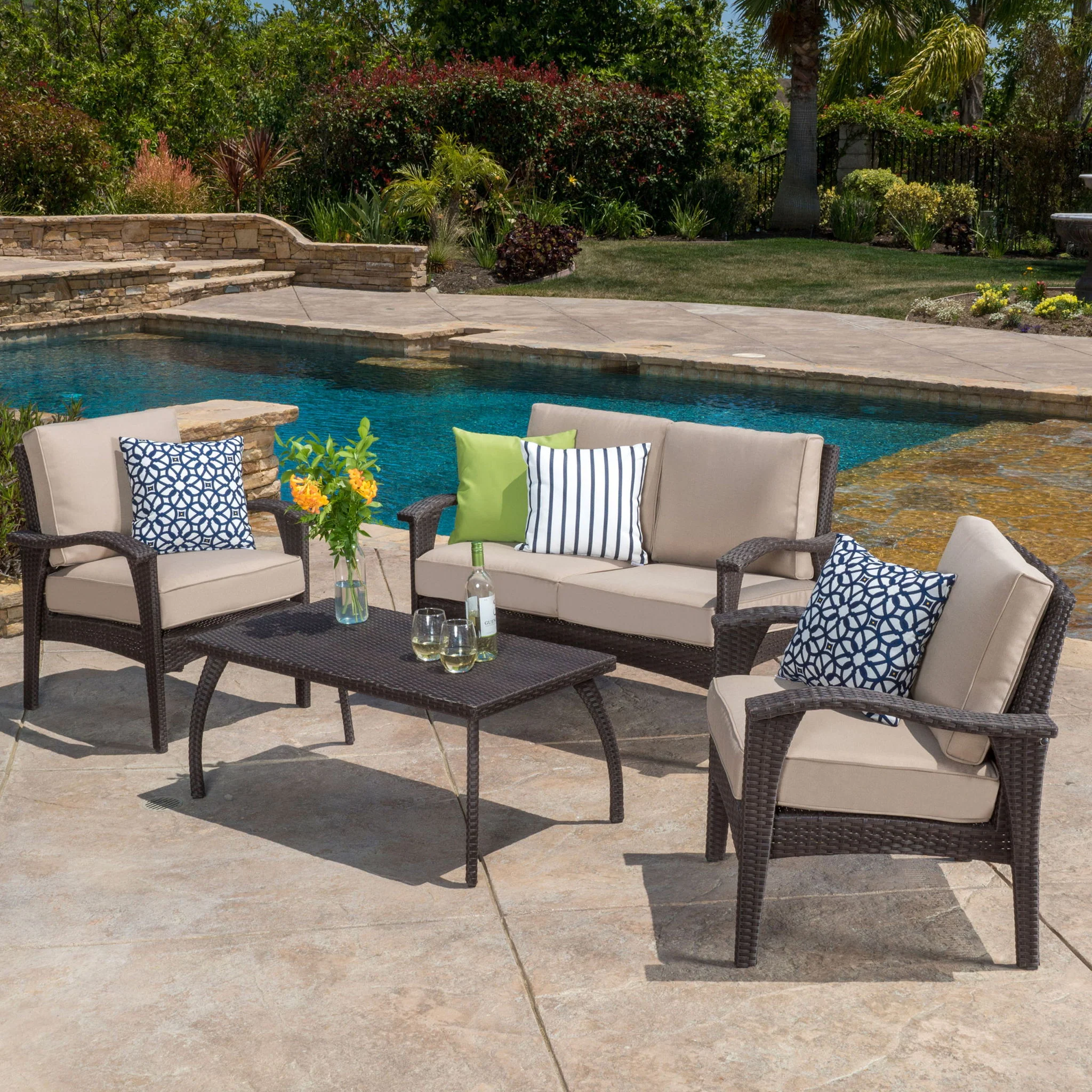 Honolulu - Wicker Set Outdoor Seating - Image 9