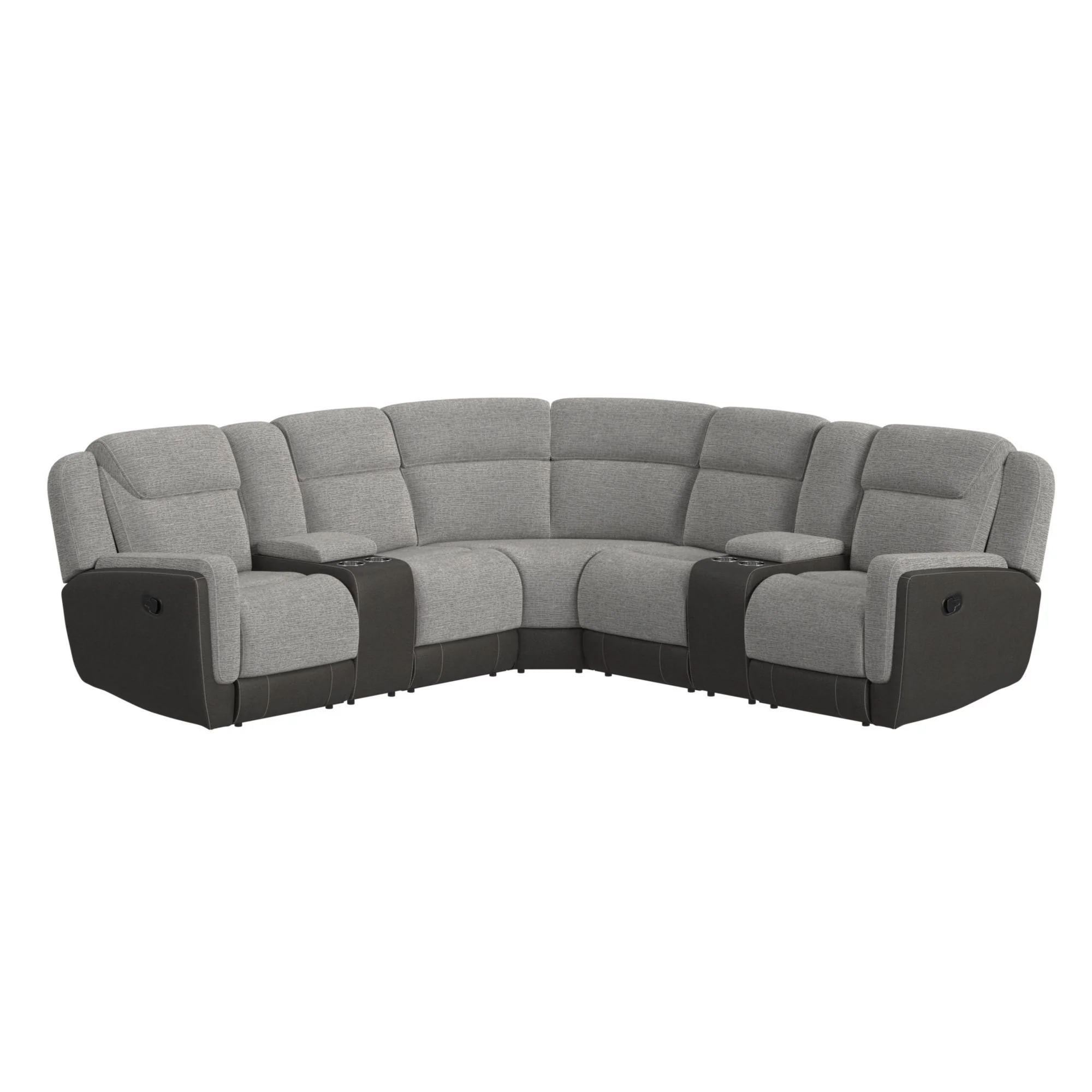 Hornet - 3 Piece Sectional Set With Console And 2 Recliners - Image 2