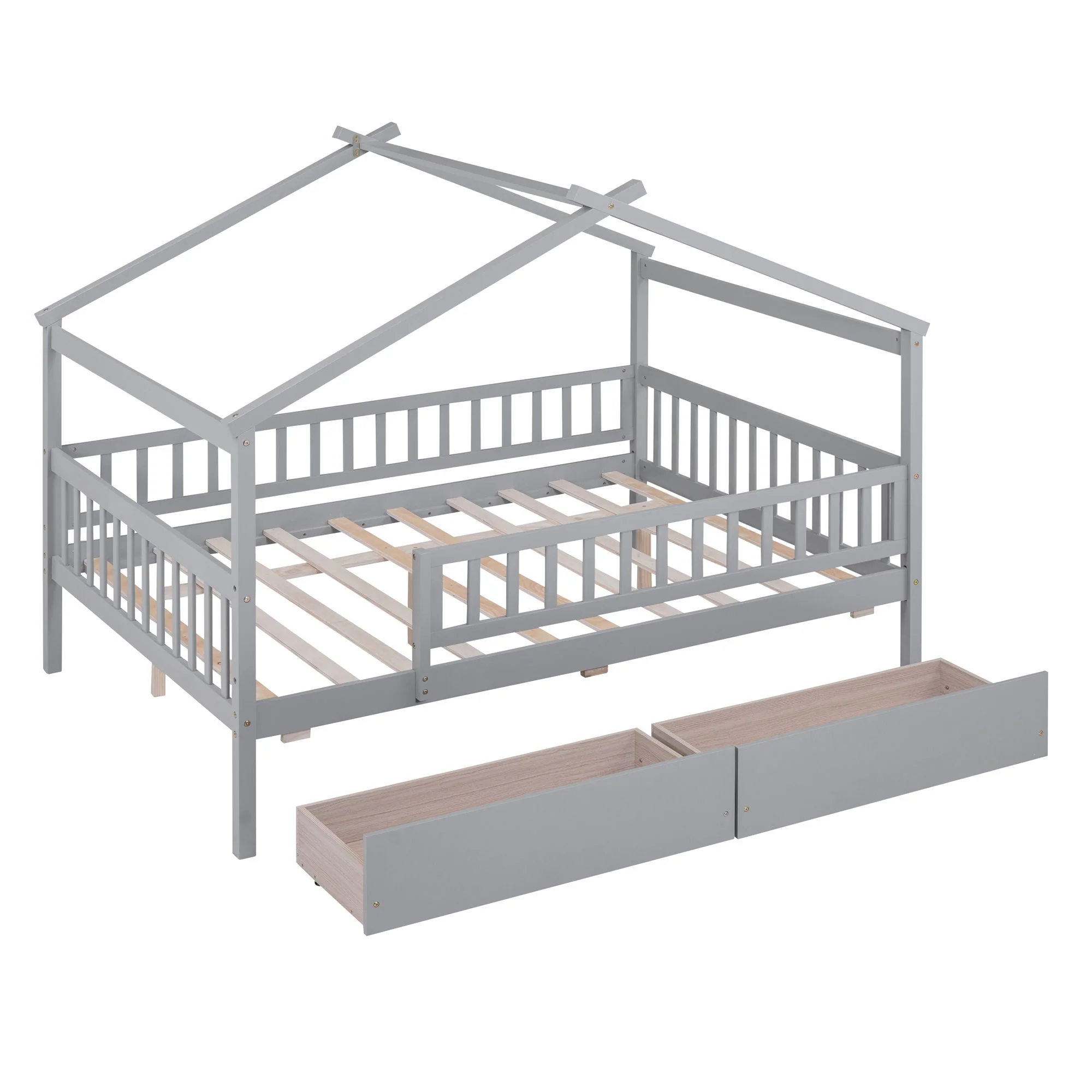House Bed With 2 Drawers - Image 40