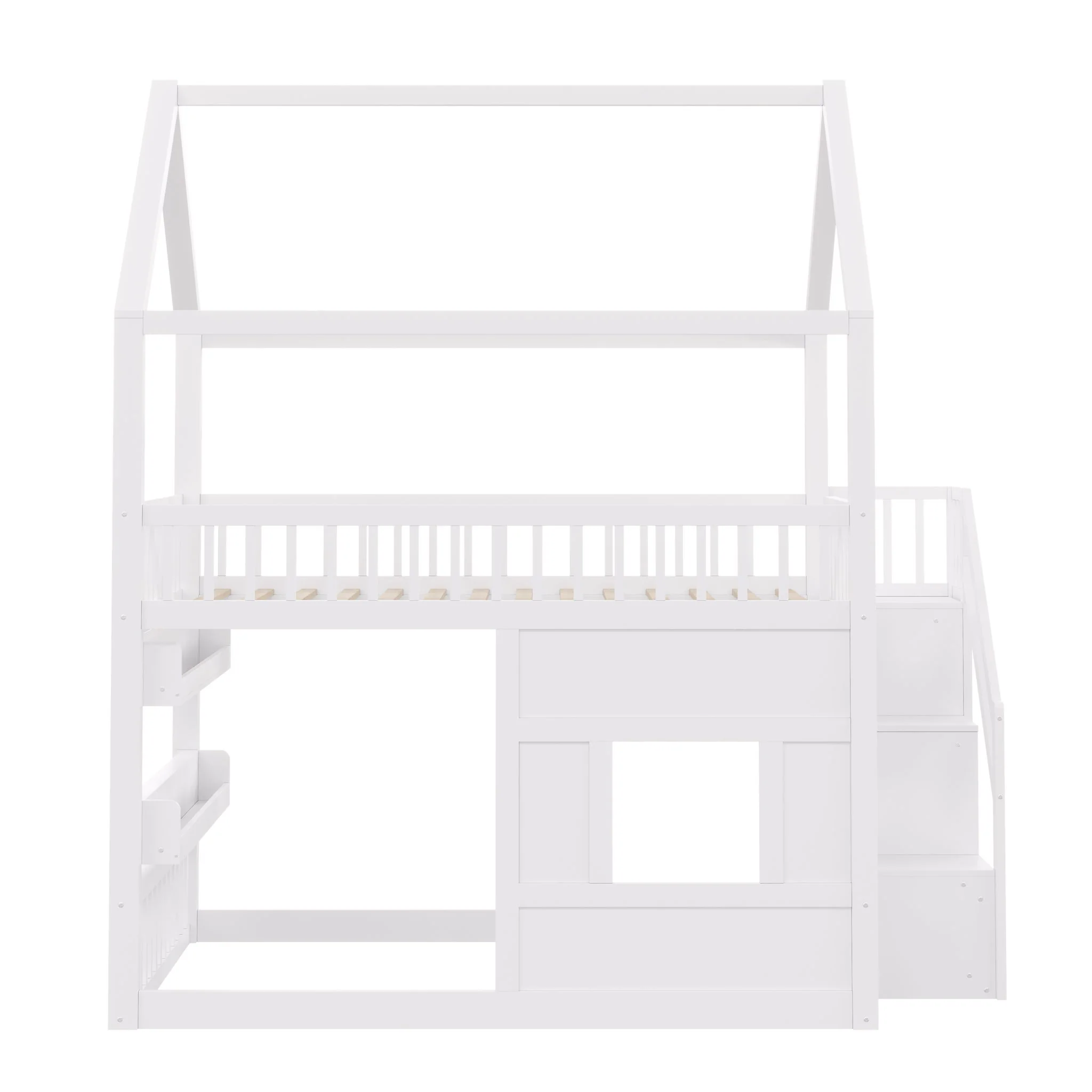 House Bed With Built-In LED Shelf Light - Image 13