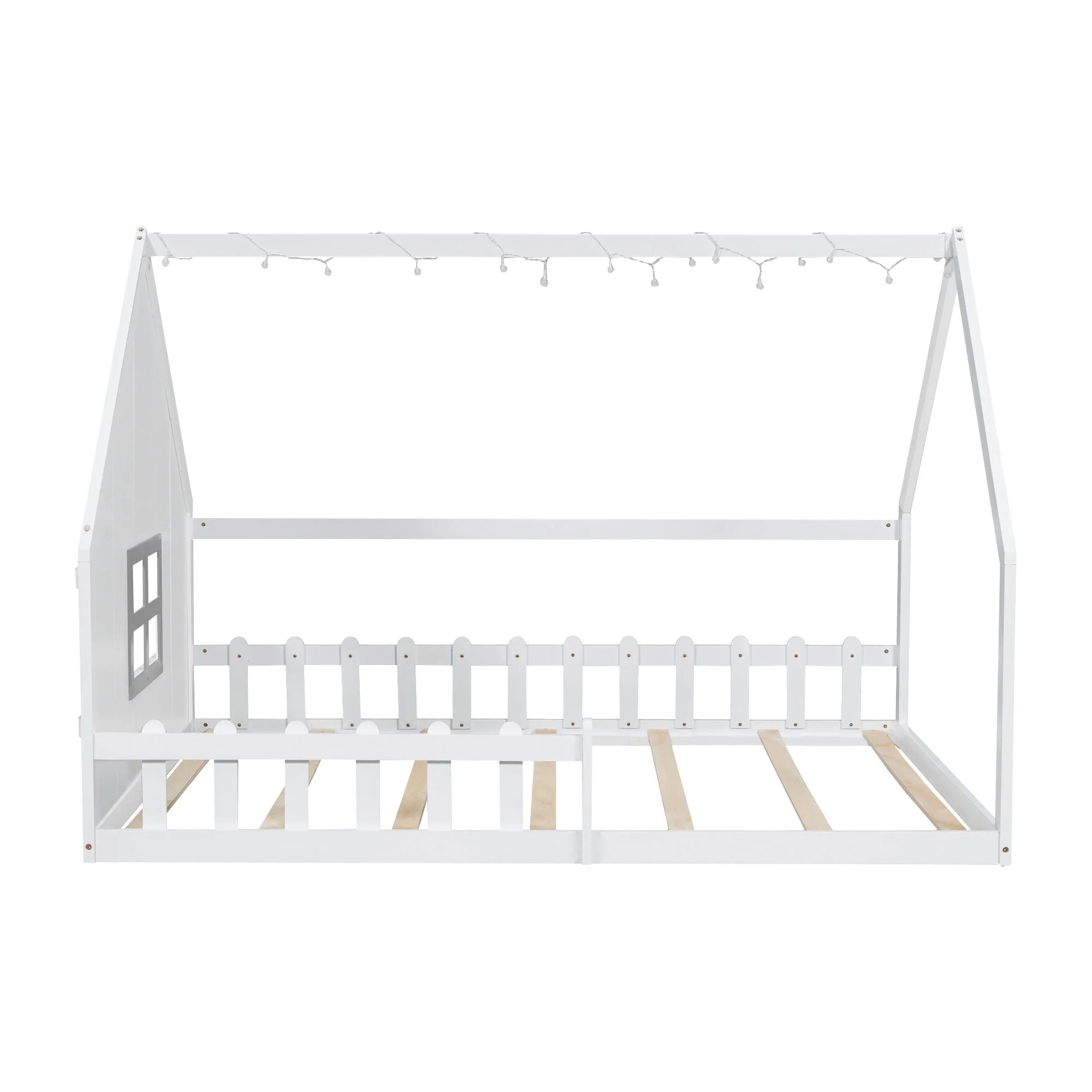 House Bed With Window And Fence - Image 13