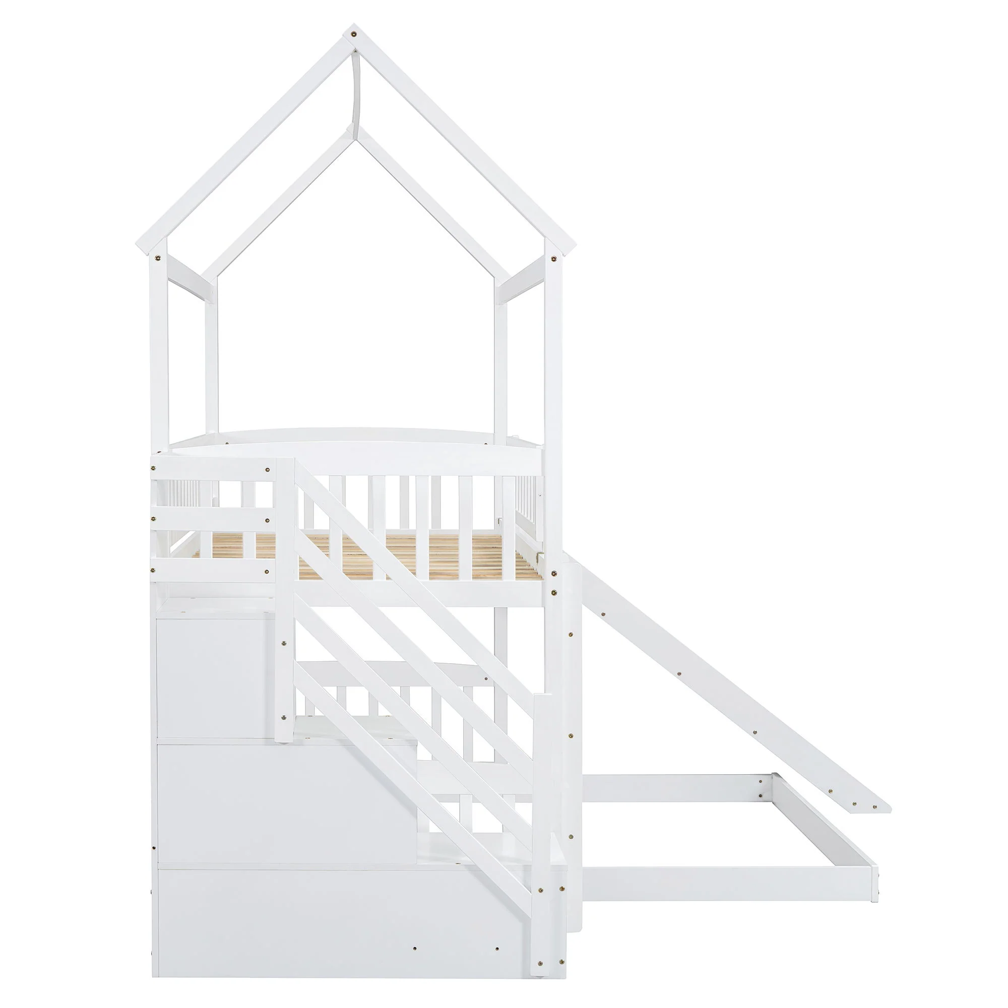 House Bunk Bed With Slide - Image 17