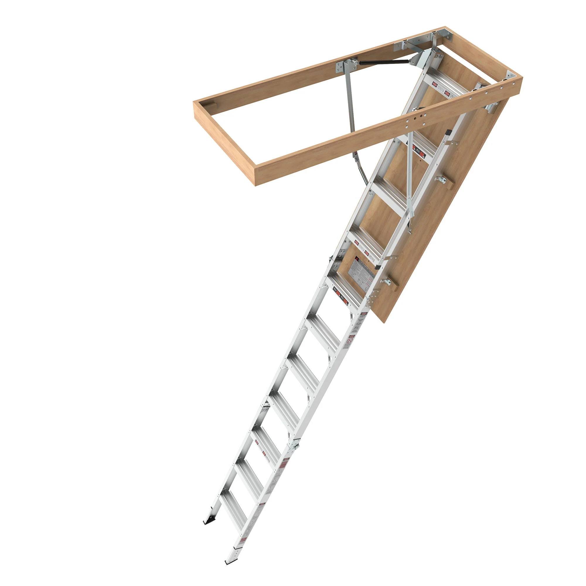 Household Aluminum Attic Ladder - Image 6