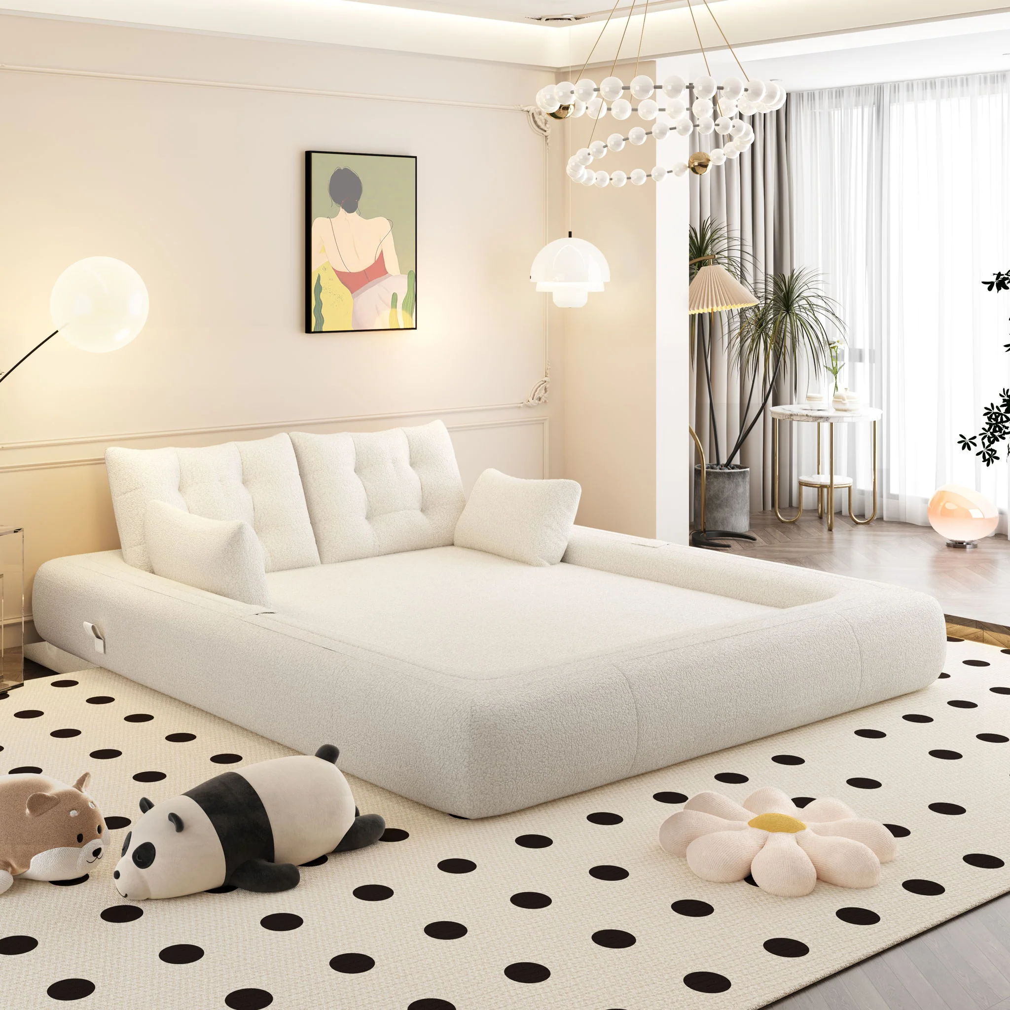 Human Dog Bed, Multi Functional Foldable Sofa Bed, 3 In 1 - Image 8