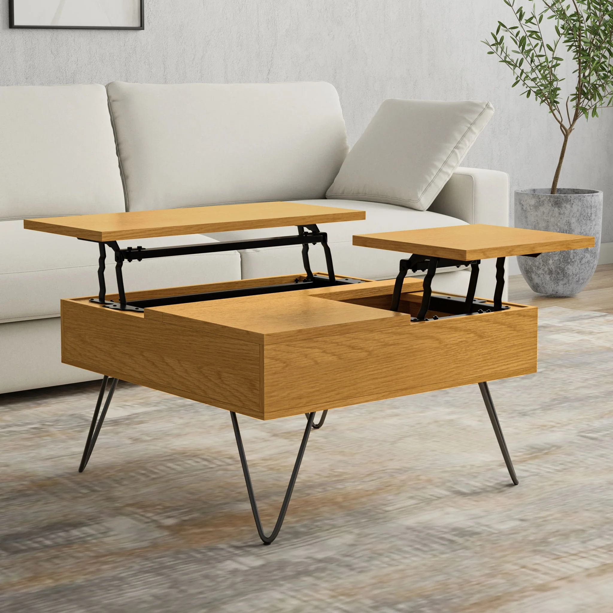 Hunter - Handcrafted Lift Top Coffee Table - Image 14
