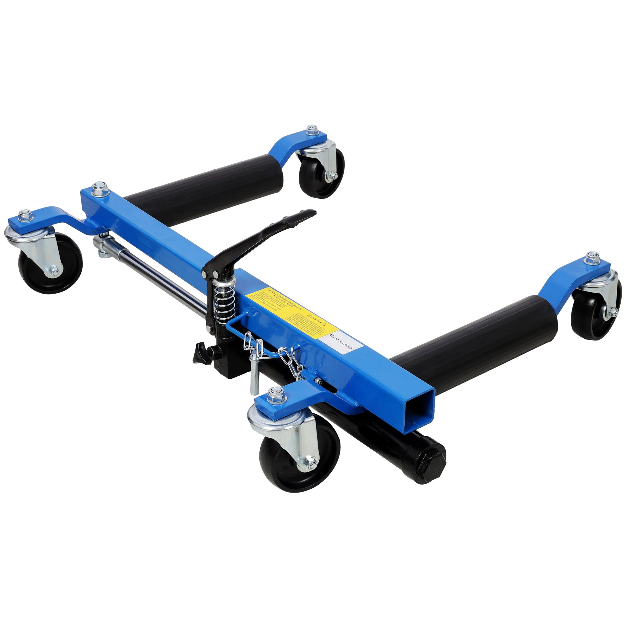 Hydraulic Car Wheel Dolly (Set of 2) With Foot Pedal Lift, 1, 500Lbs Capacity - Black / Blue - Image 5