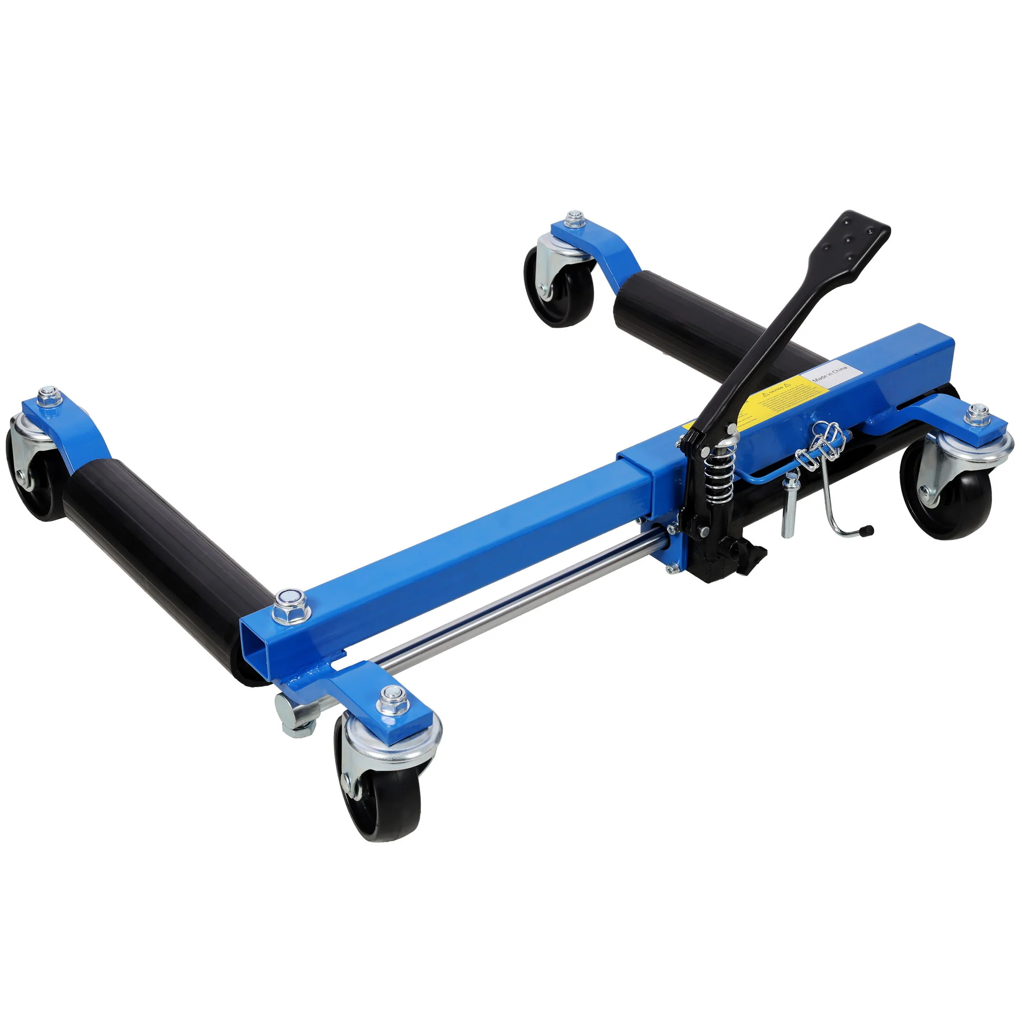 Hydraulic Car Wheel Dolly (Set of 2) With Foot Pedal Lift, 1, 500Lbs Capacity - Black / Blue - Image 7