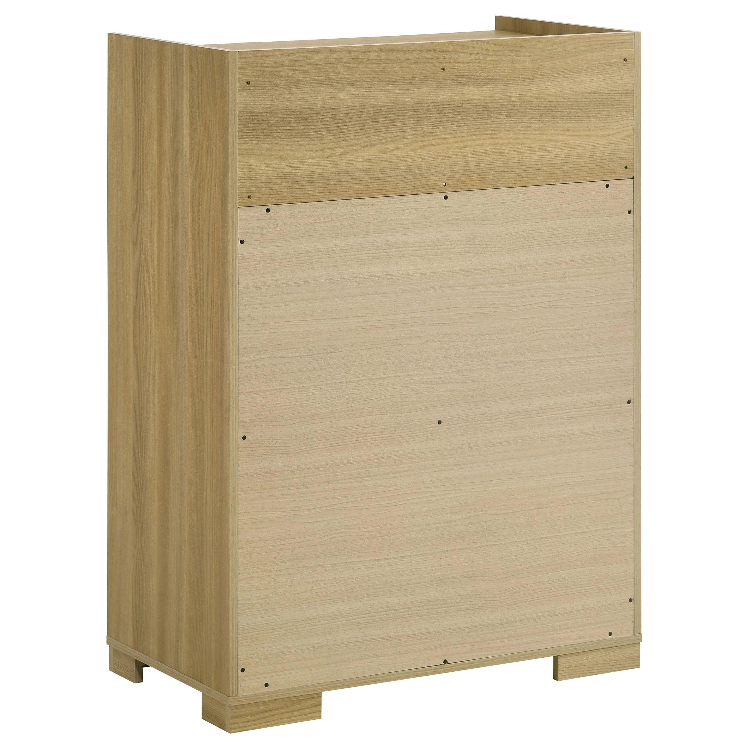 Hyland 4-Drawer Chest - Natural Wood & White - Image 2