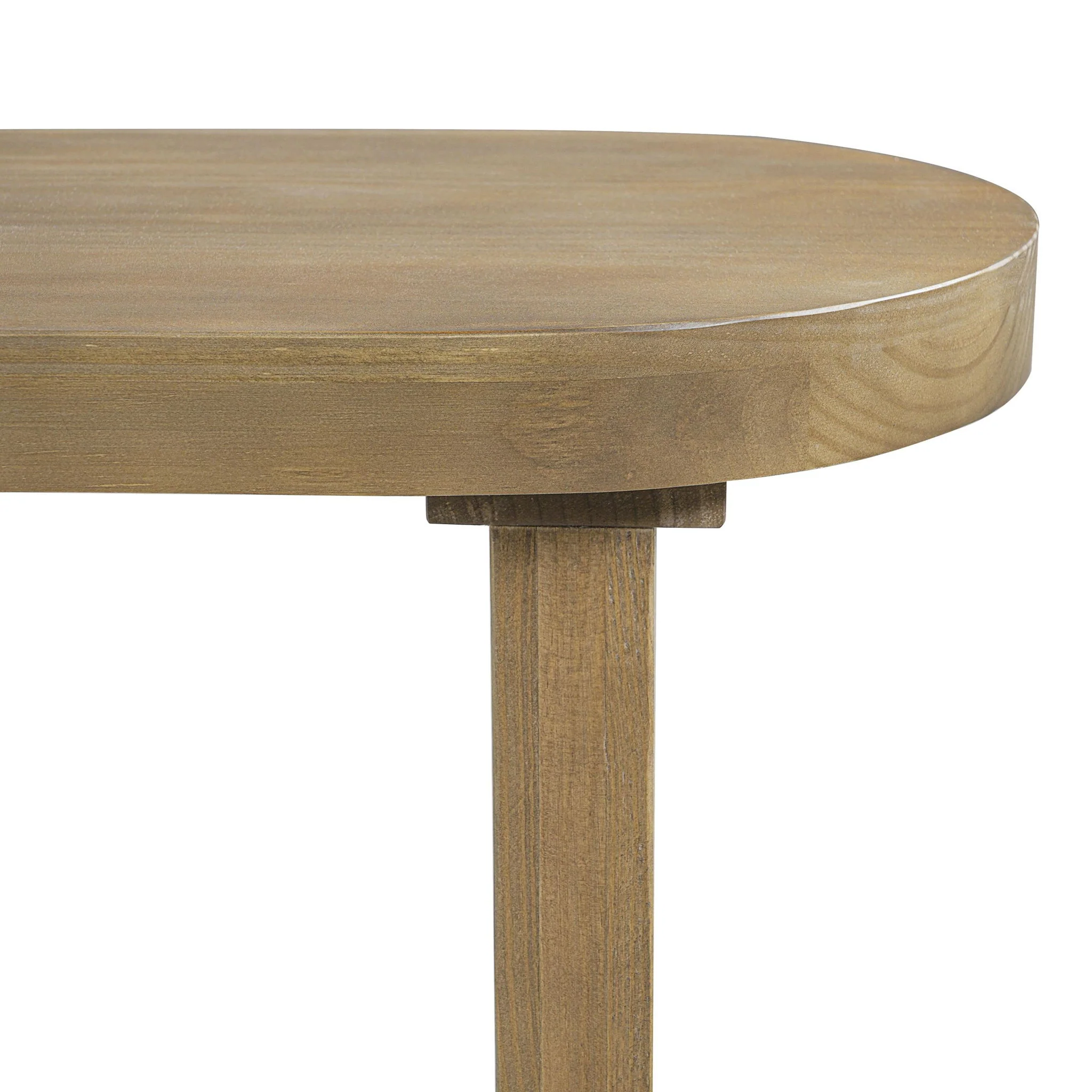 Indoor Dining Bench, 350 Lbs Weight Capacity, Fits 3 People - Pine - Image 5