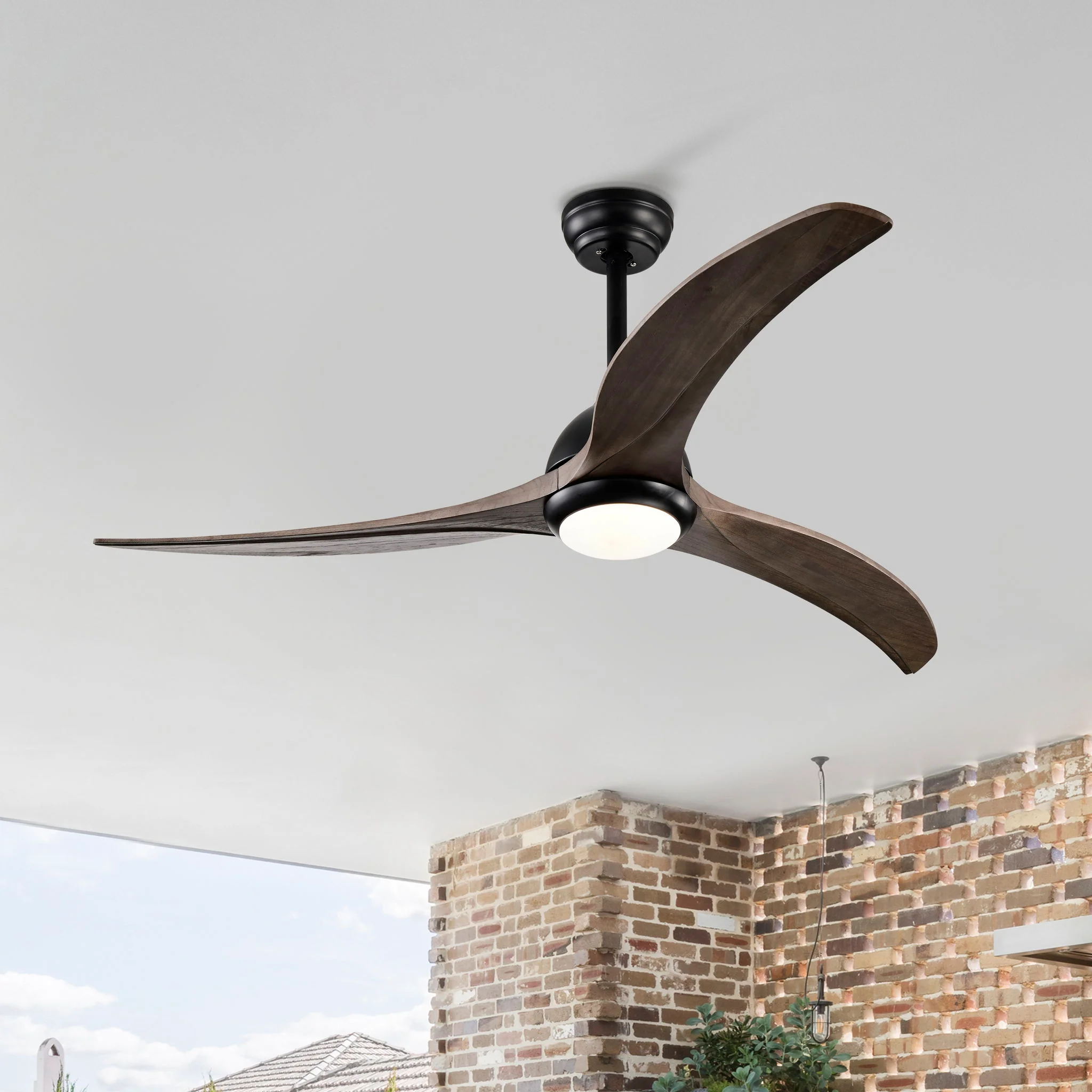 Indoor Outdoor Ceiling Fan With Light With Remote Control, Noiseless Reversible Motor, 6 Speed, 3 Color - Image 14