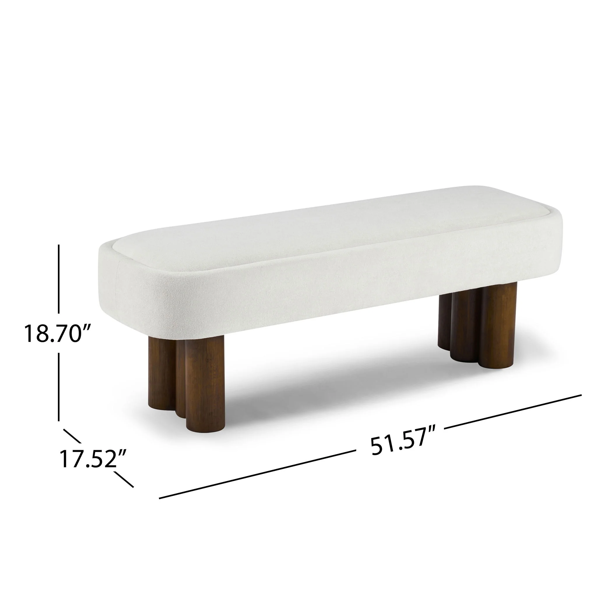 Indoor Upholstered Dining Bench - Image 14