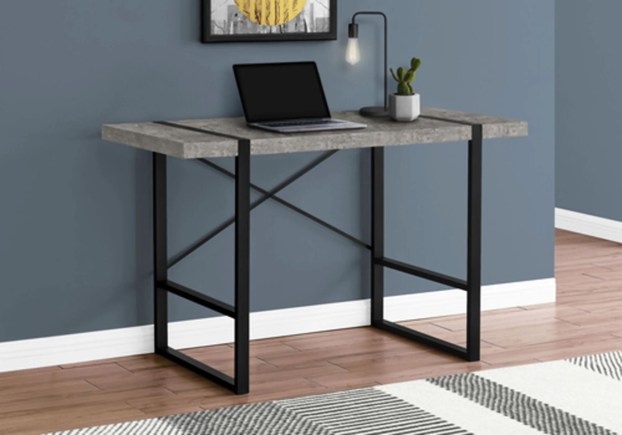 Industrial Design Computer Desk For Home Office, Laptop - Image 15