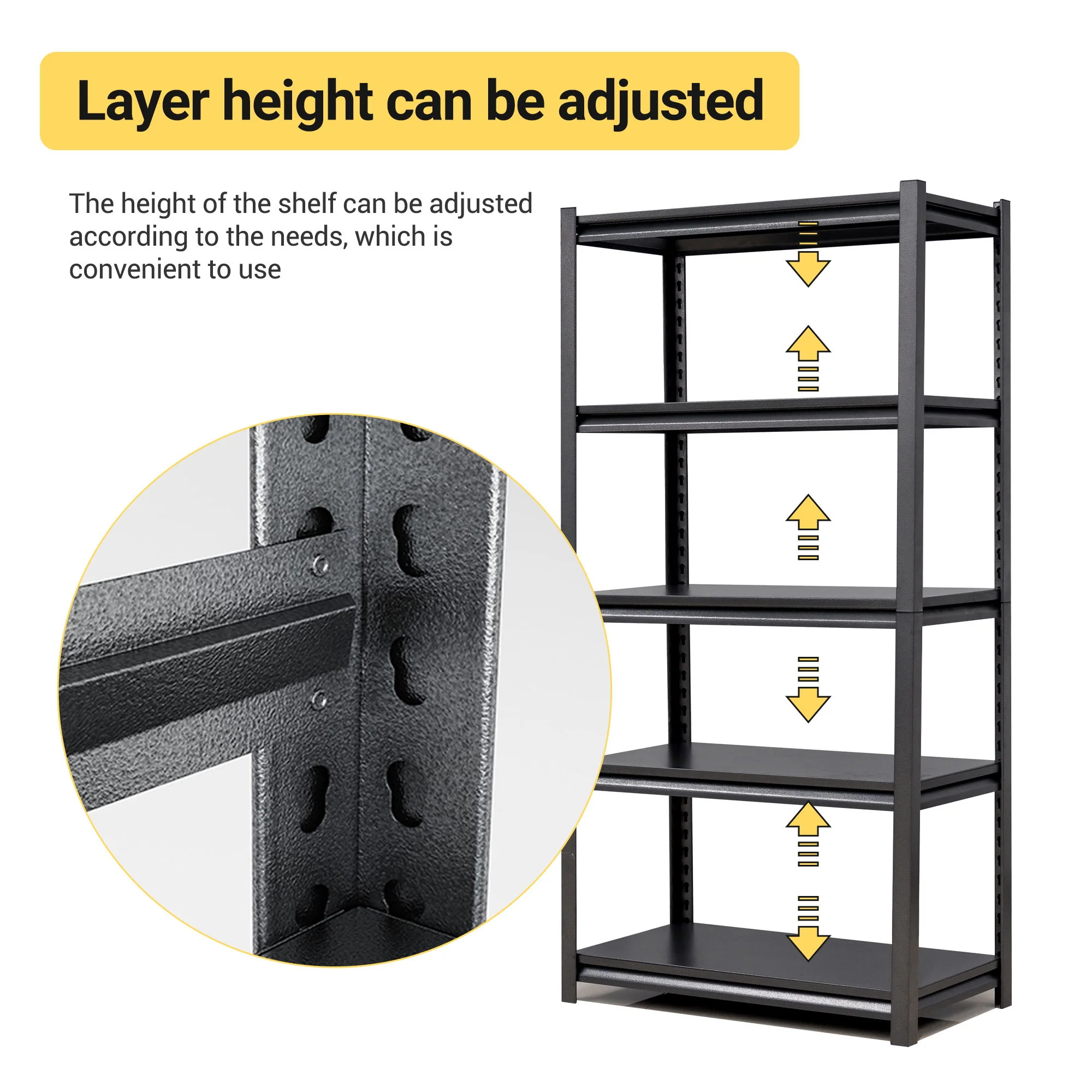 Industrial Heavy Duty Metal Garage Shelving Unit, Adjustable Storage Rack - Image 15