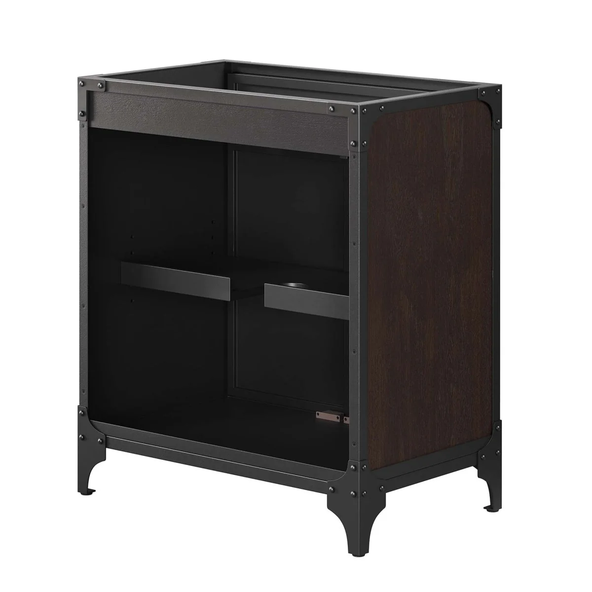 Industrial Modern Bathroom Vanity Cabinet – Sink Basin Not Included (Multiple Sizes) - Image 23