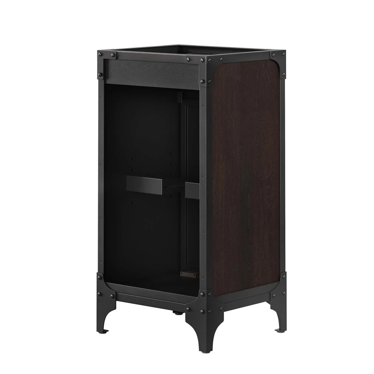 Industrial Modern Bathroom Vanity Cabinet – Sink Basin Not Included (Multiple Sizes) - Image 5