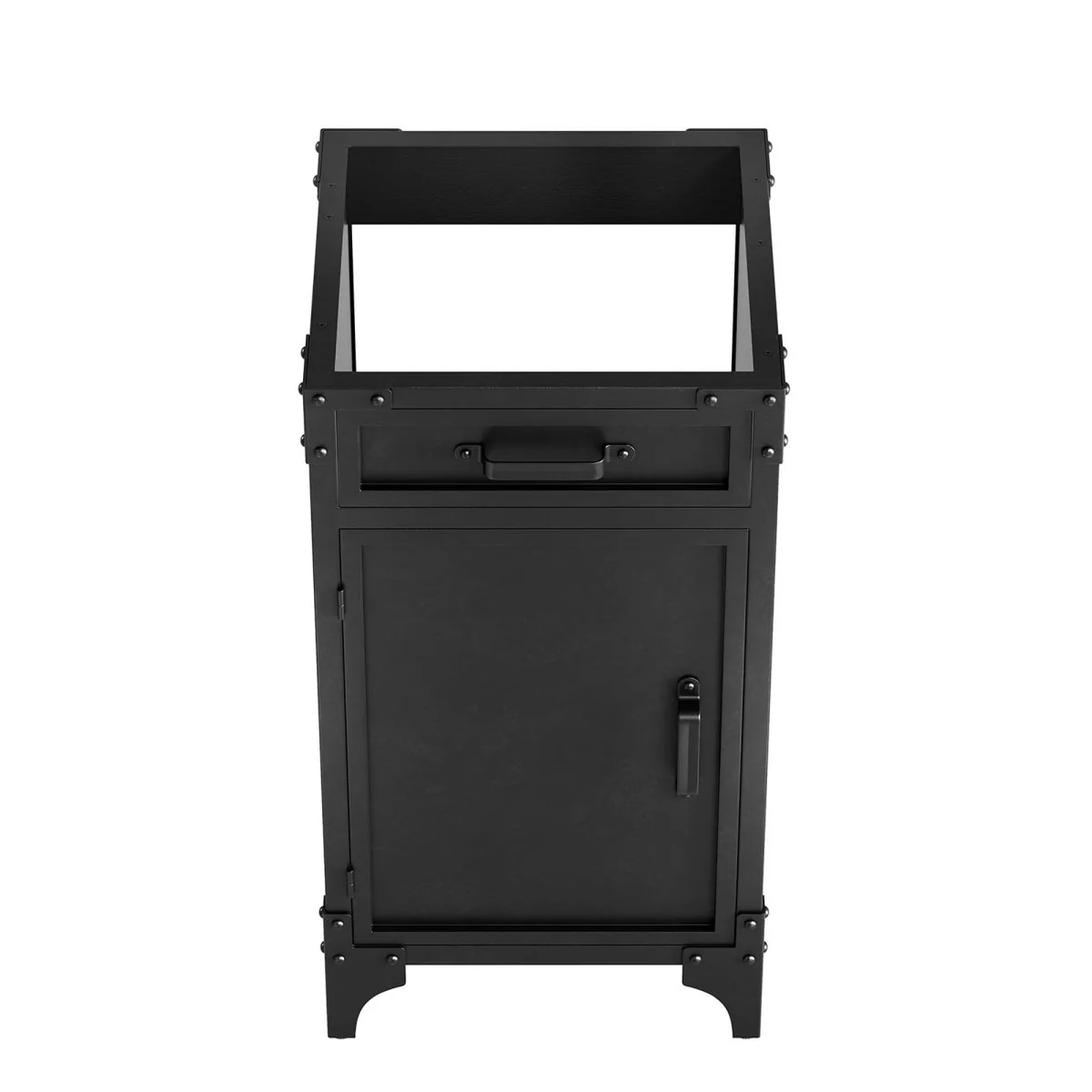 Industrial Modern Bathroom Vanity Cabinet – Sink Basin Not Included (Multiple Sizes) - Image 6